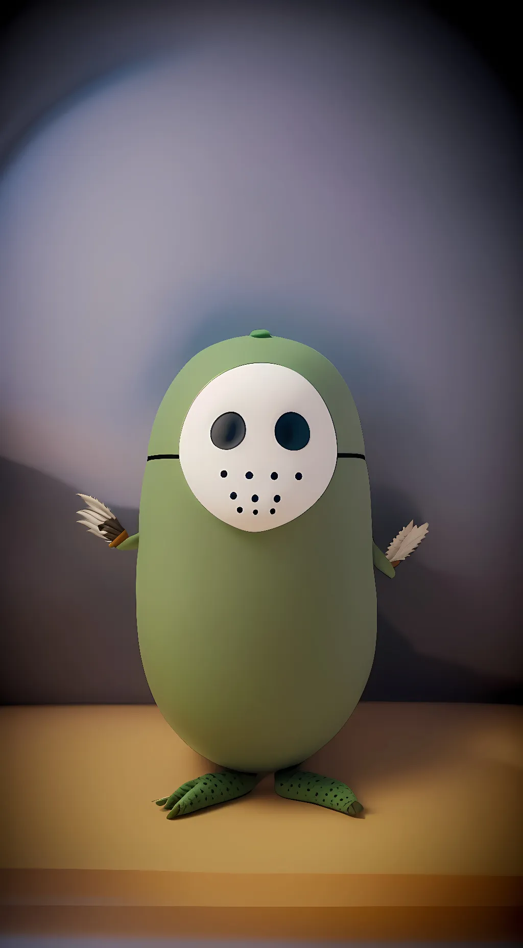 ai character: clod  background