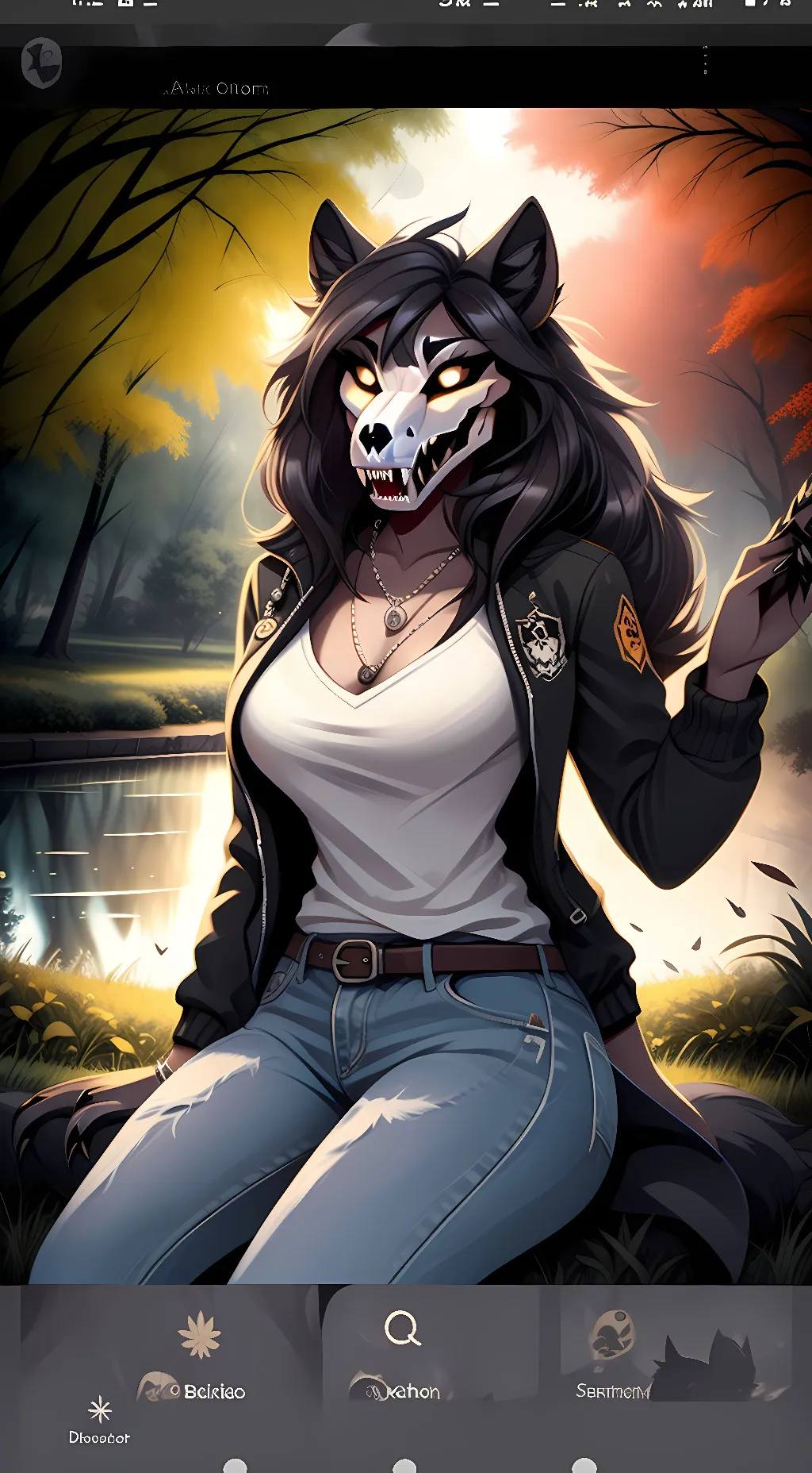 ai character: SCP-1417 malO  background
