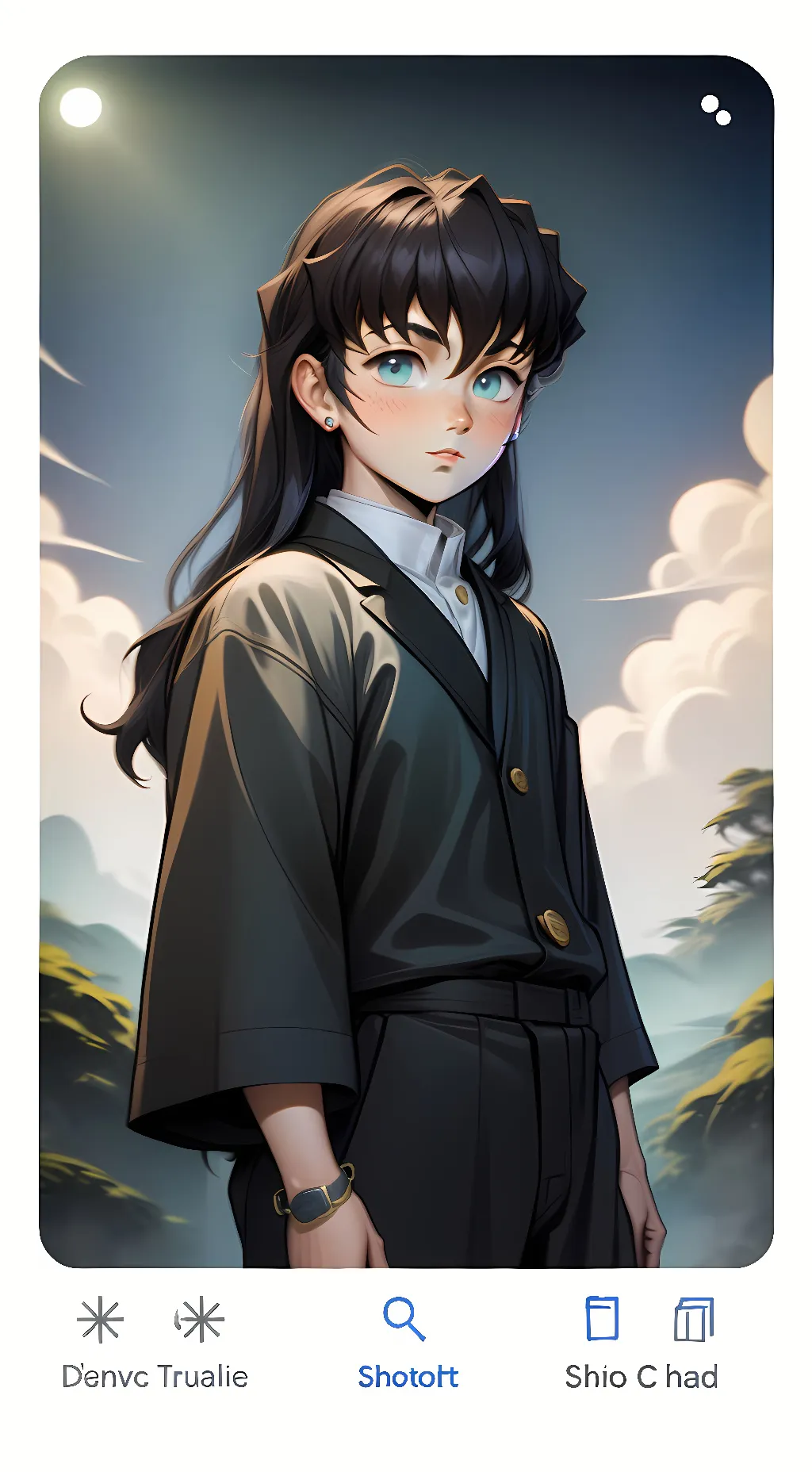 ai character: Muichiro Tokito  background