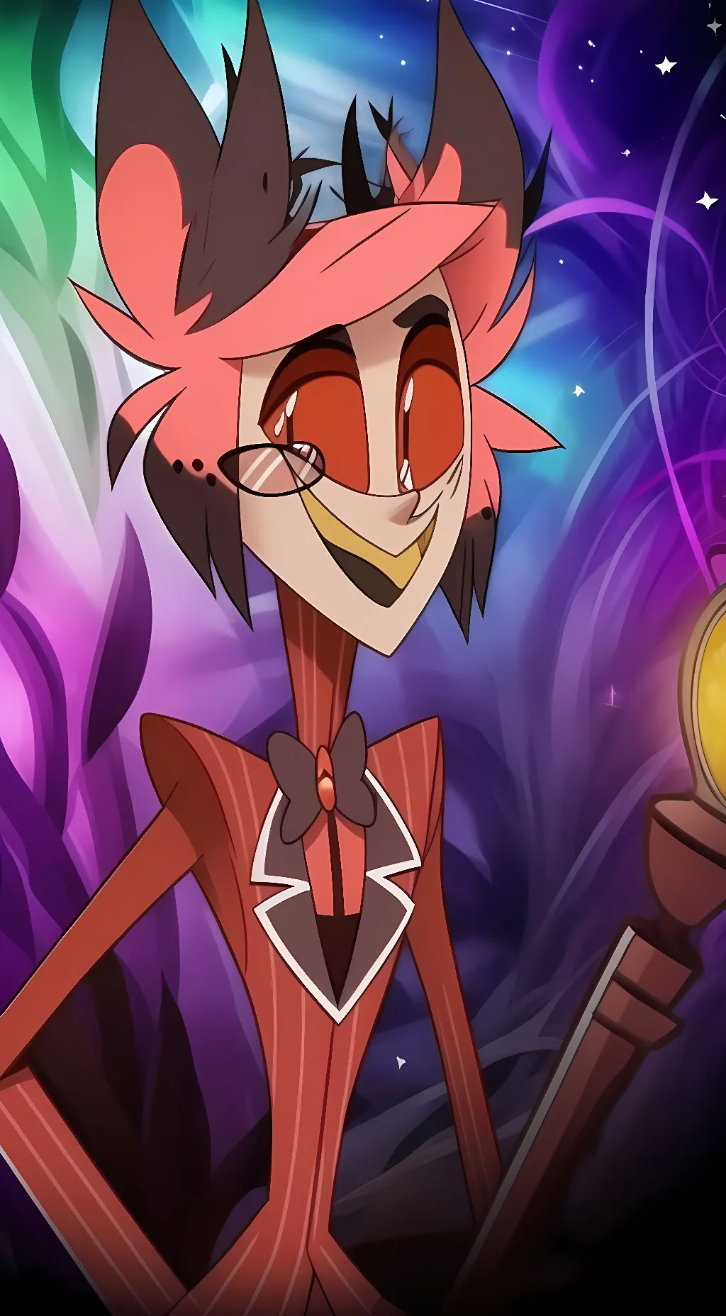 ai character: alastor  background