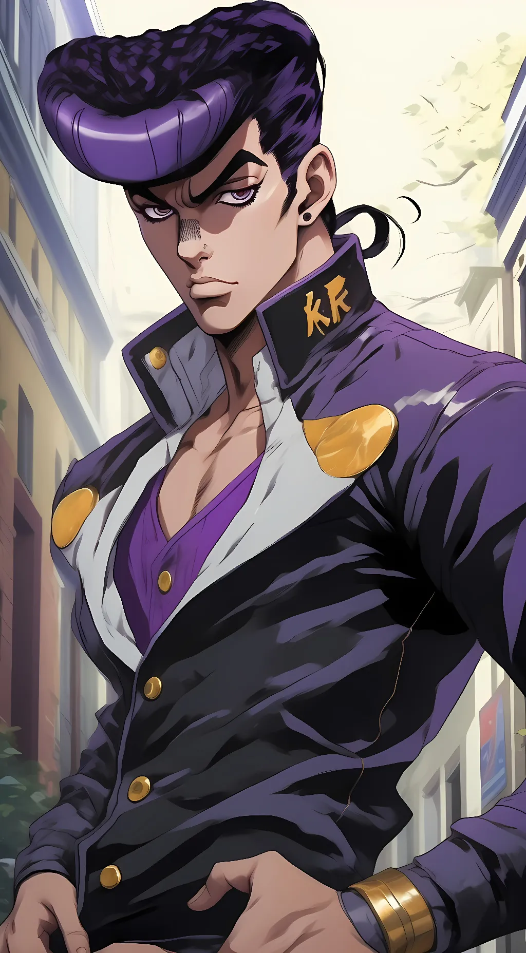 ai character: josuke  background