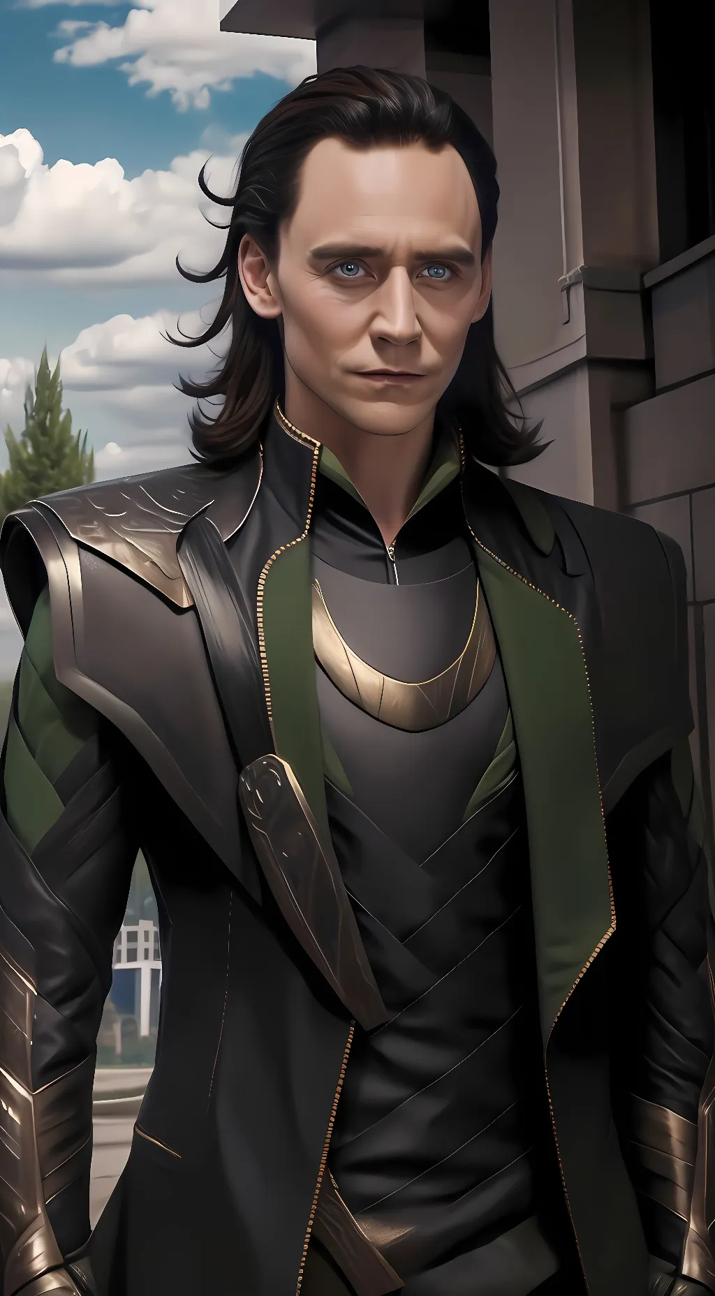 ai character: Loki  background
