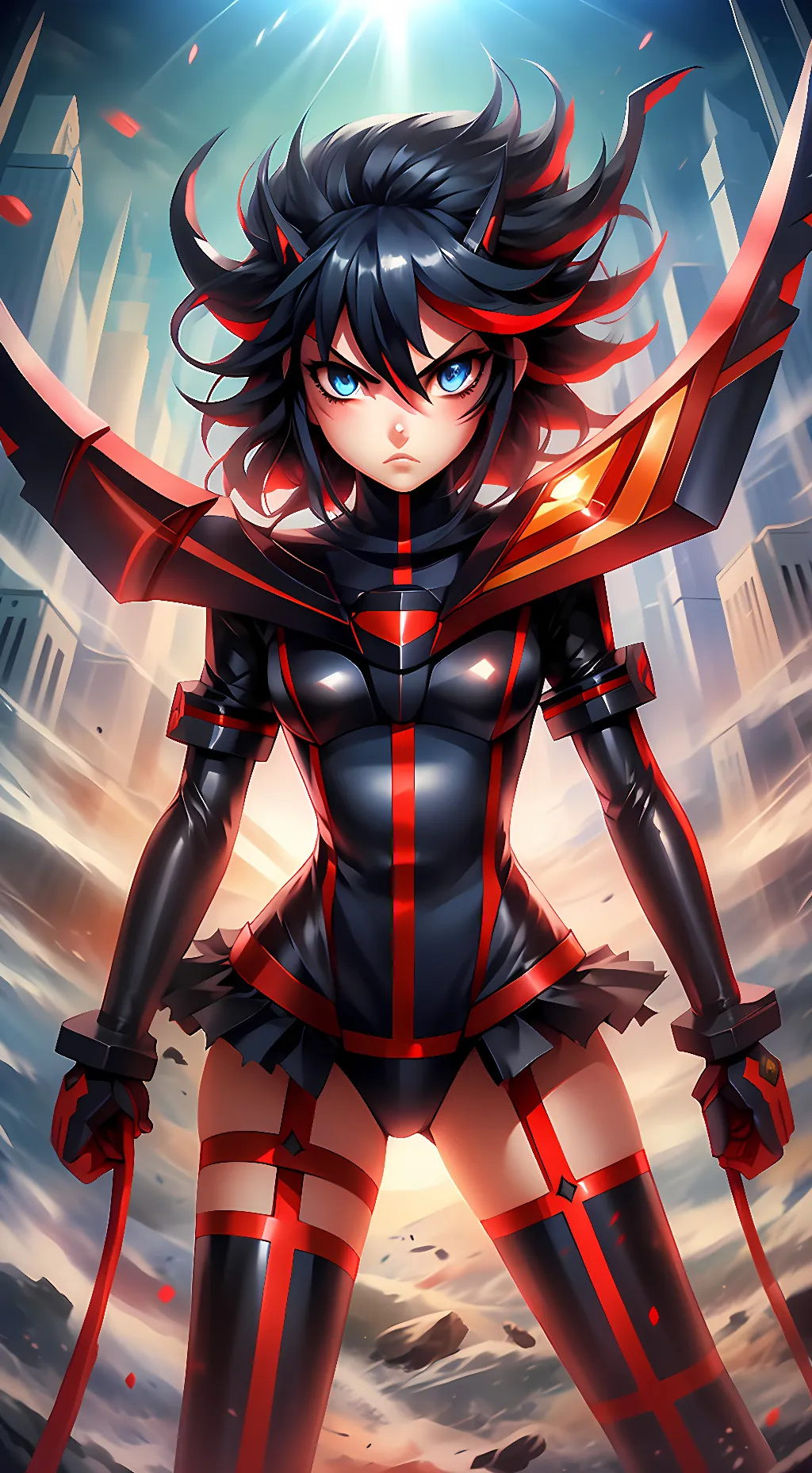 ai character: Ryuko Matoi background