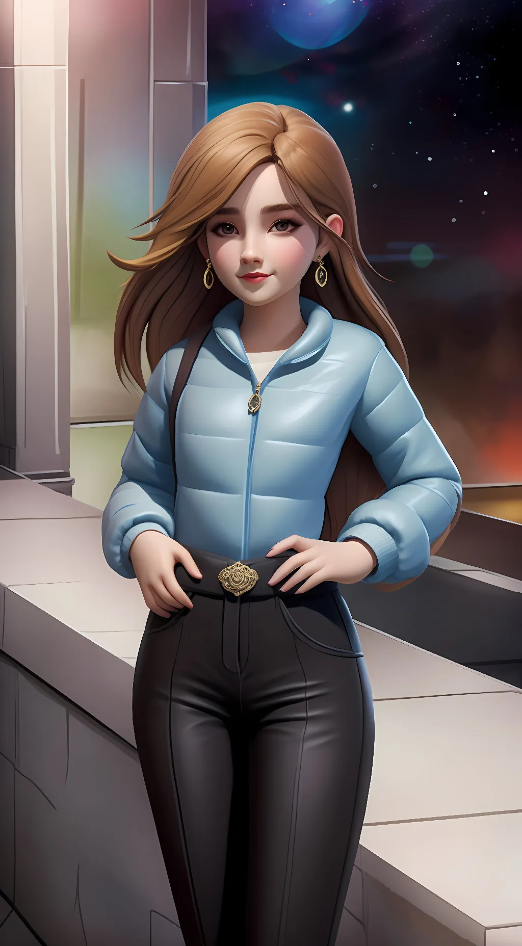 ai character: madeline (celeste) background