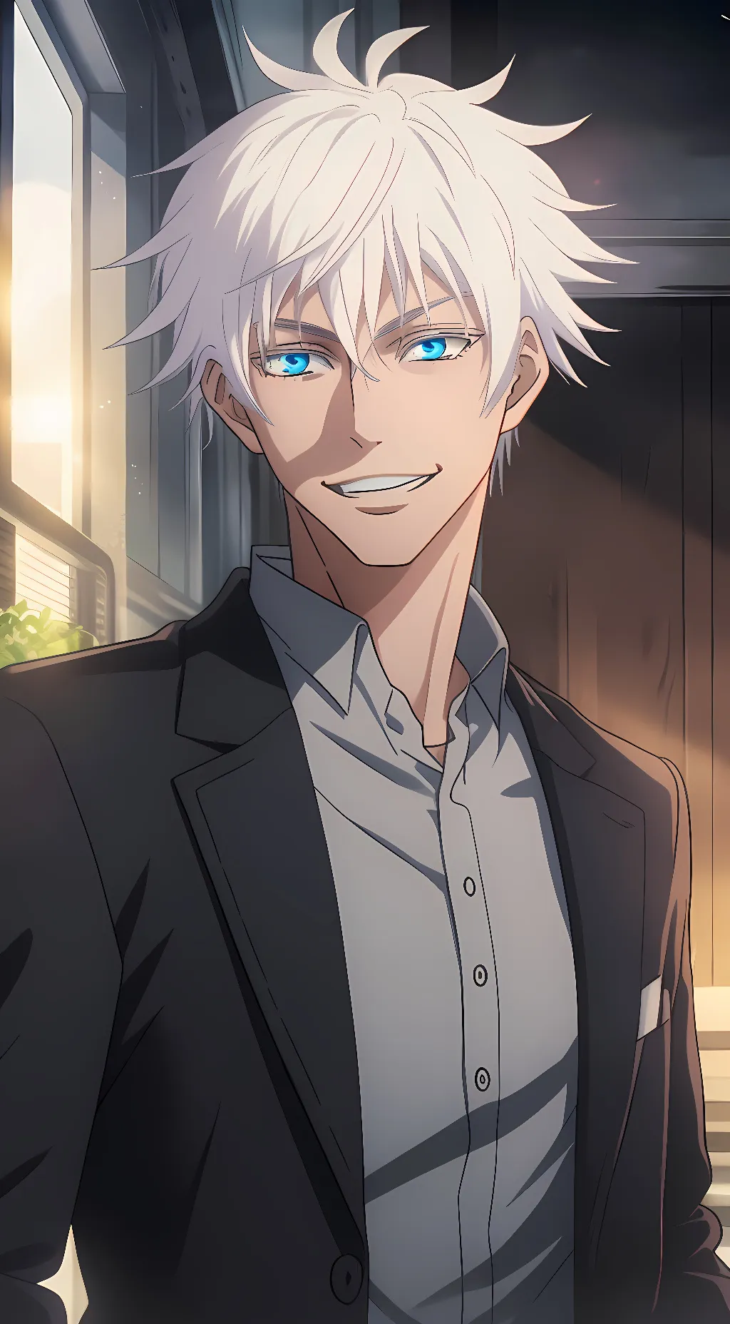 ai character: Gojo Satoru background