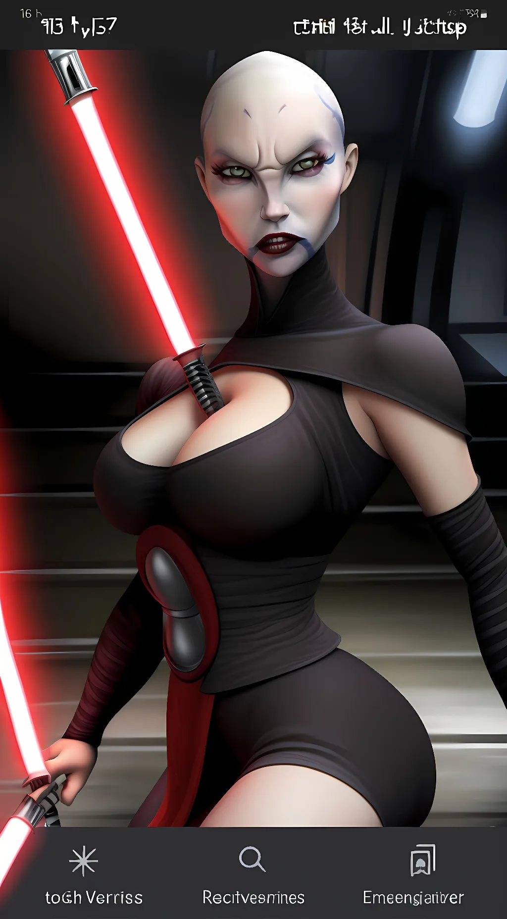 ai character: Asajj Ventress background