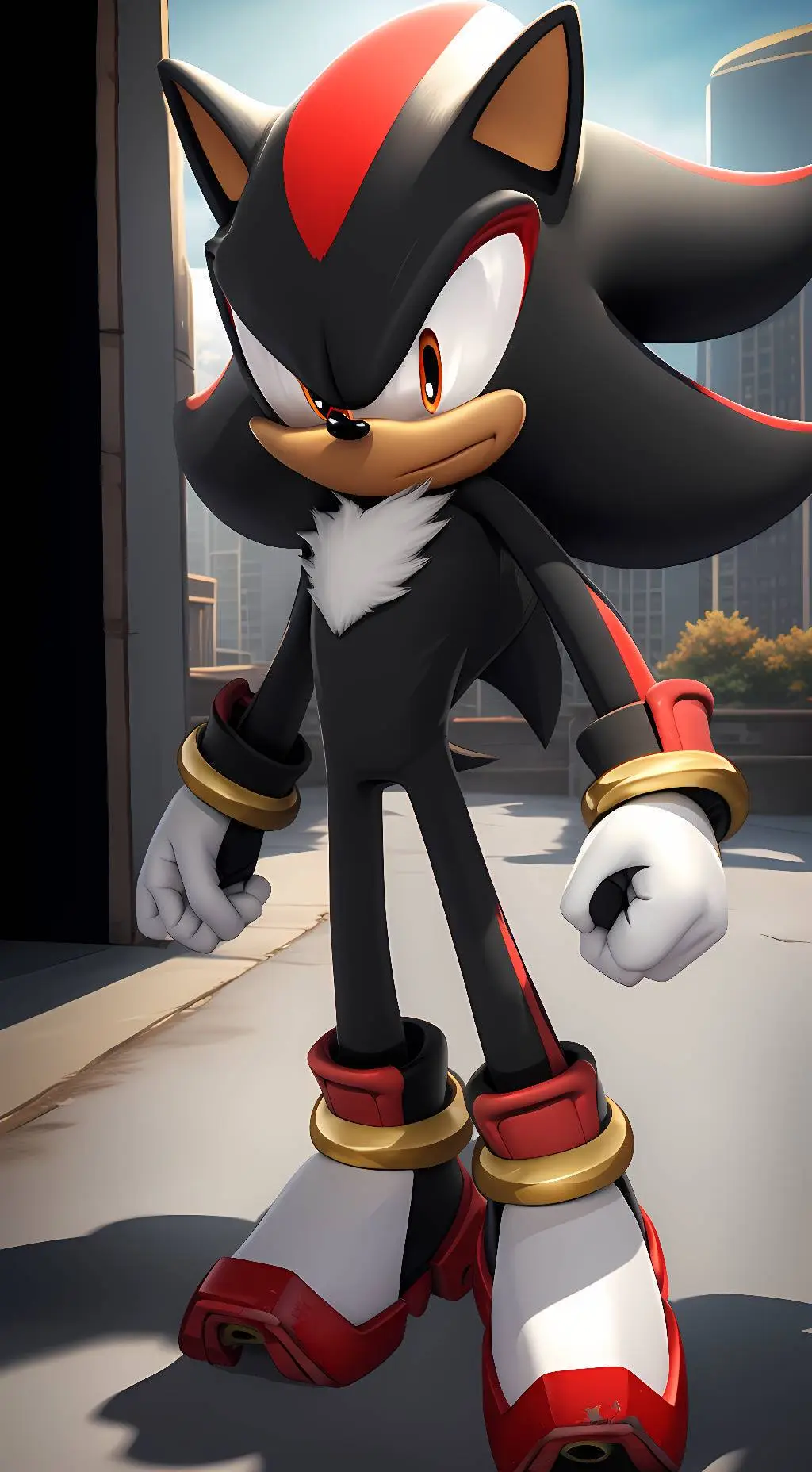 ai character: Shadow background