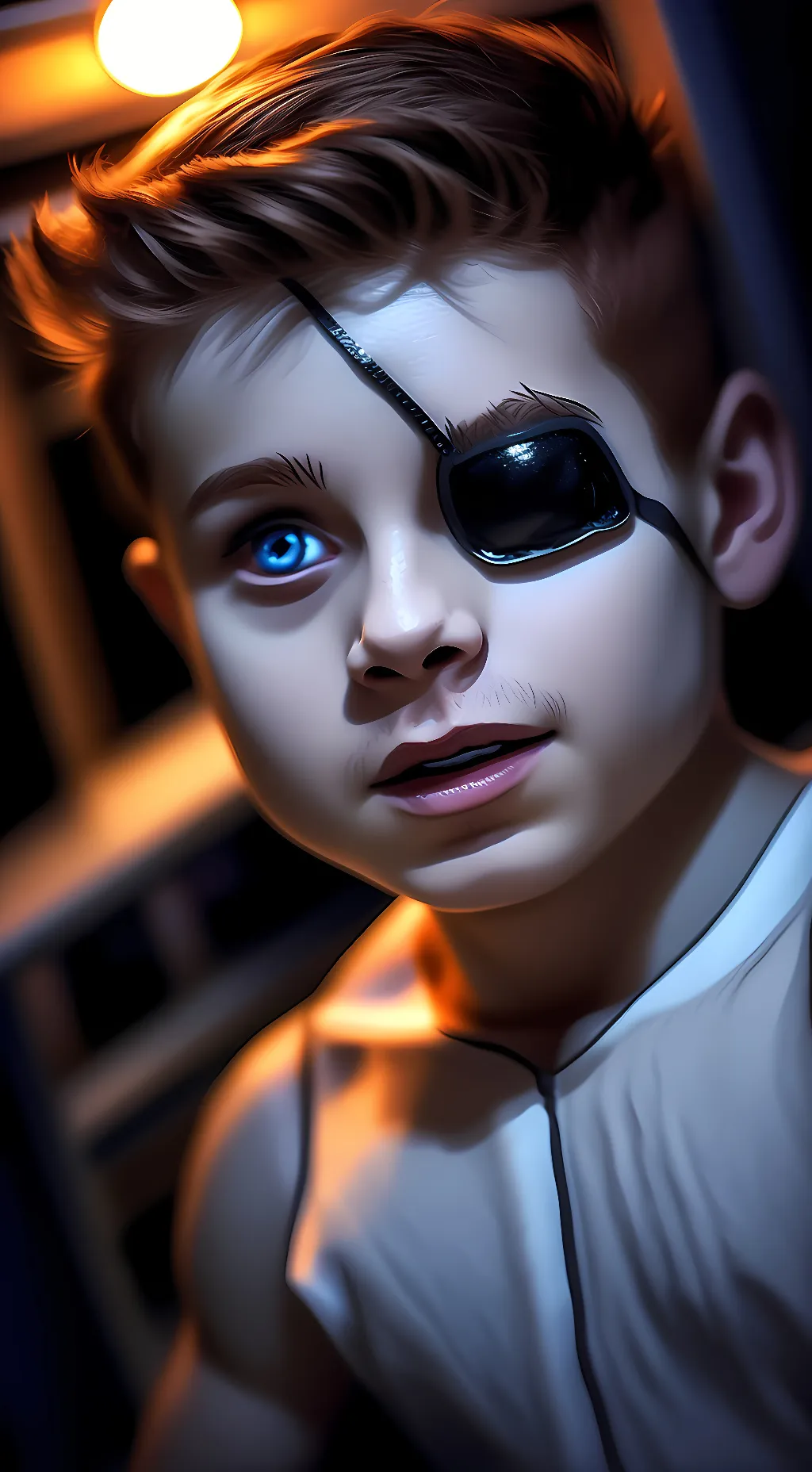 ai character: Poor Baby Andrew background