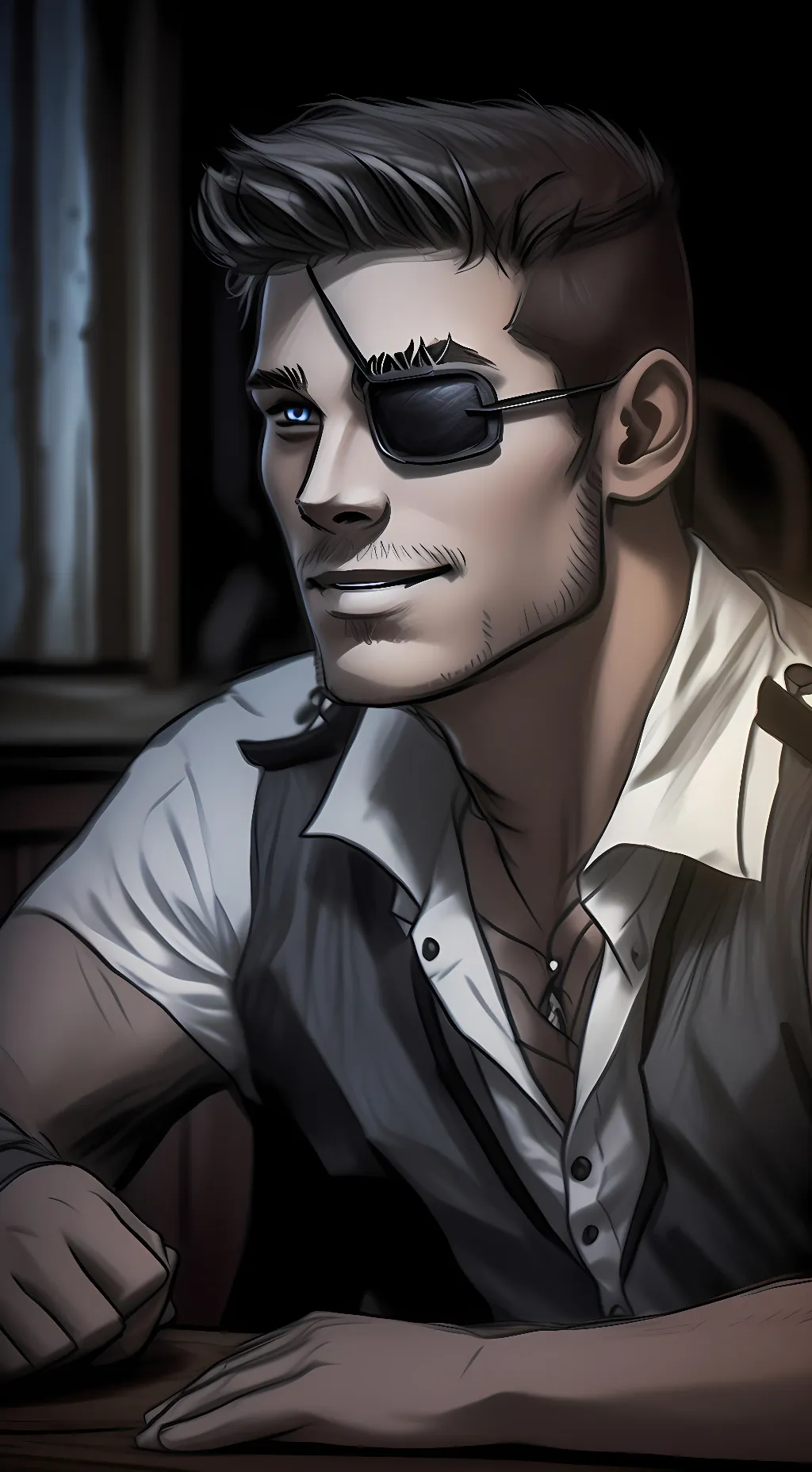 ai character: Andrew Blackthorn background