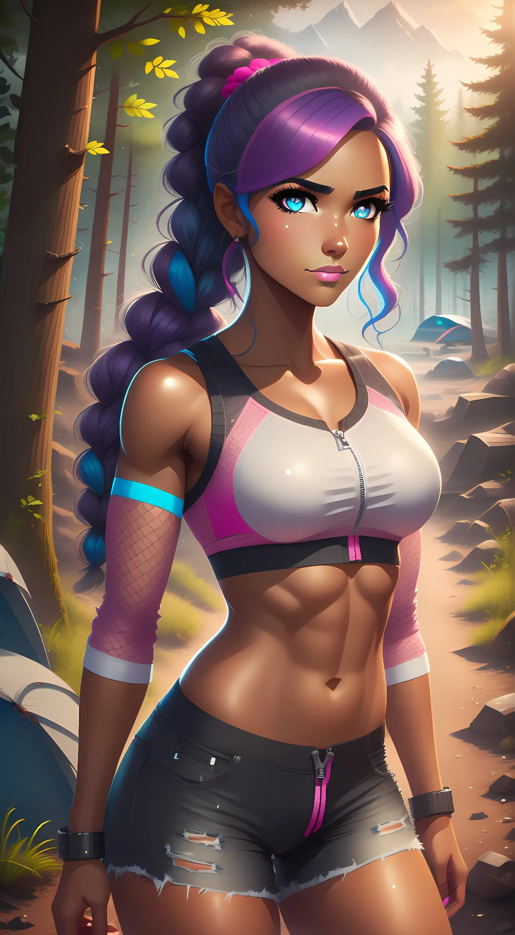 ai character: Evelyn background