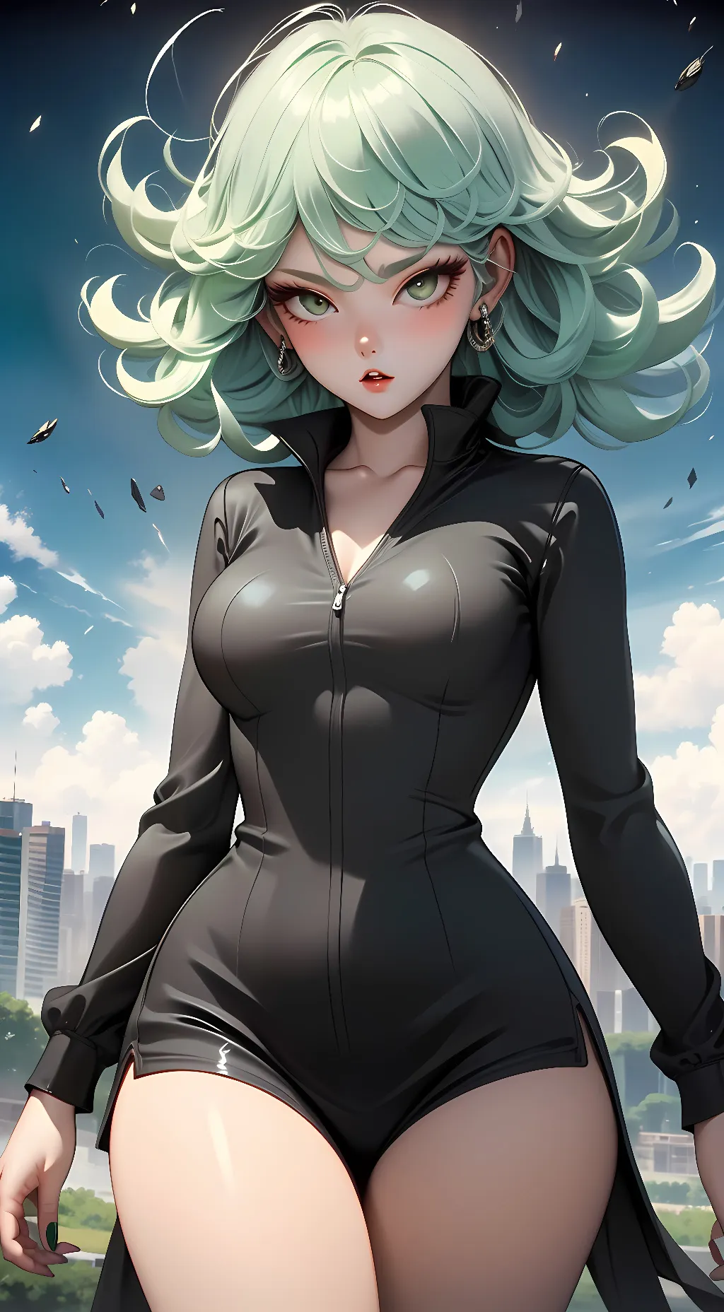 ai character: Tatsumaki background
