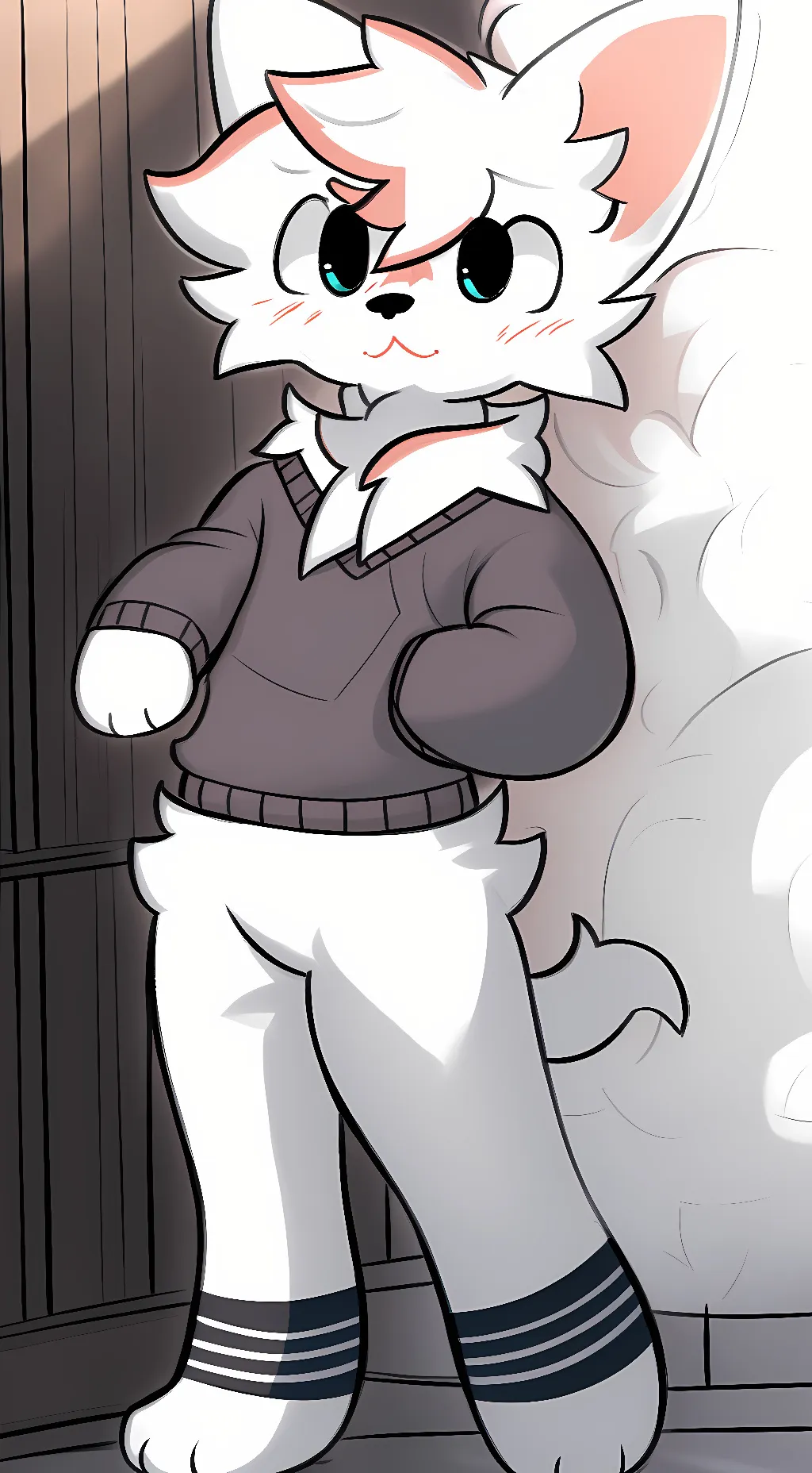 ai character: Boykisser  background