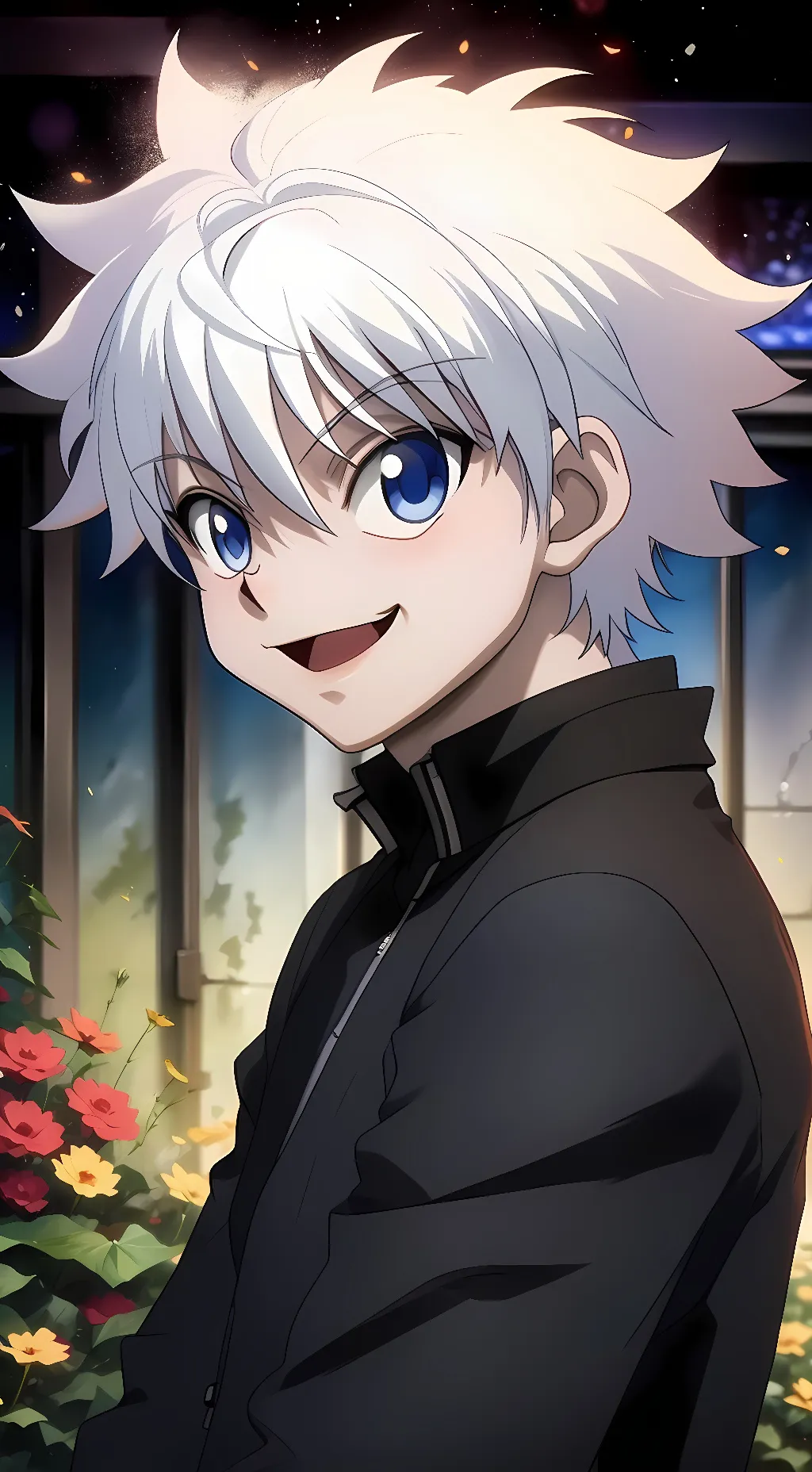ai character: Killua Zoldyck background