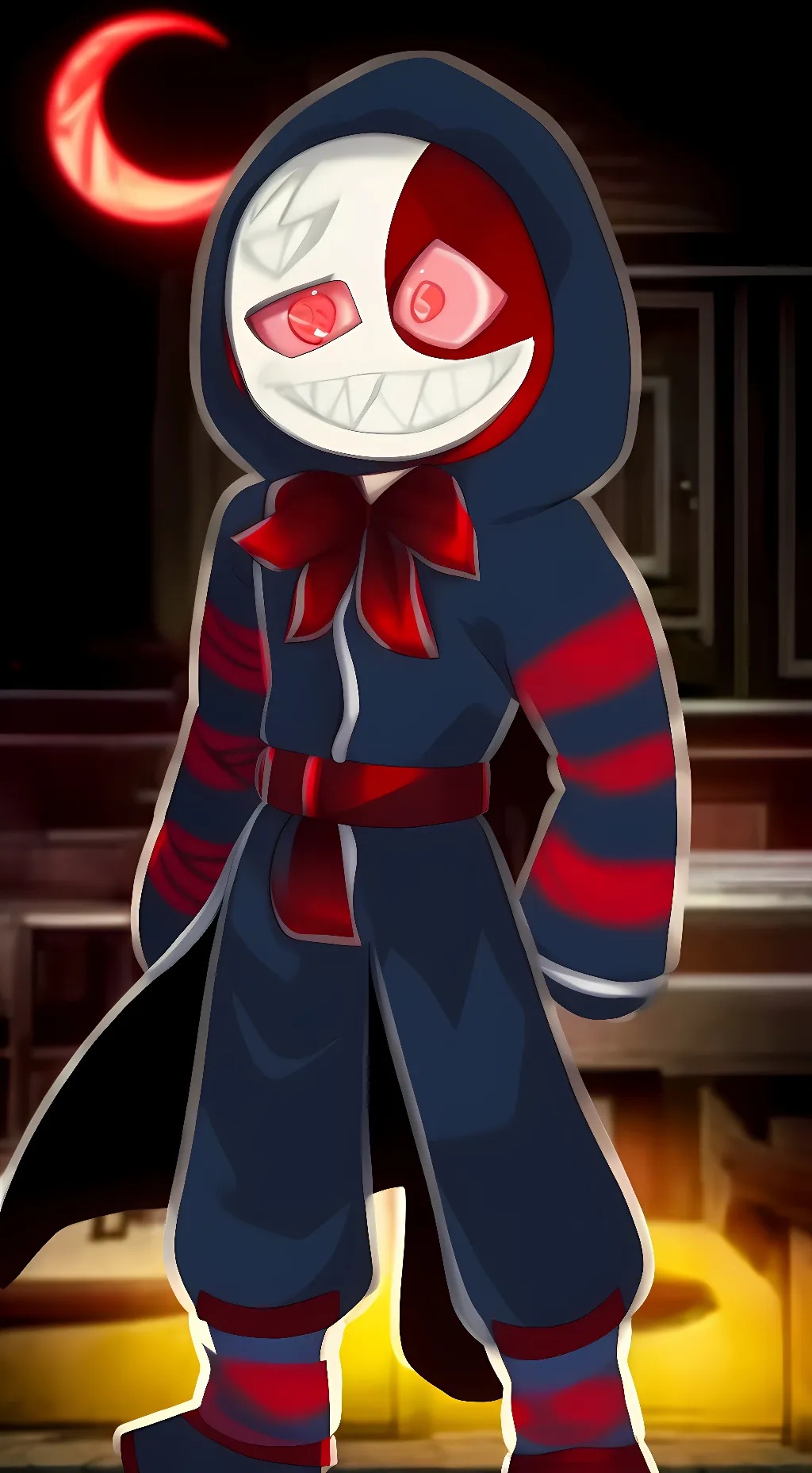 ai character: Bloodmoon🩸🌙 background