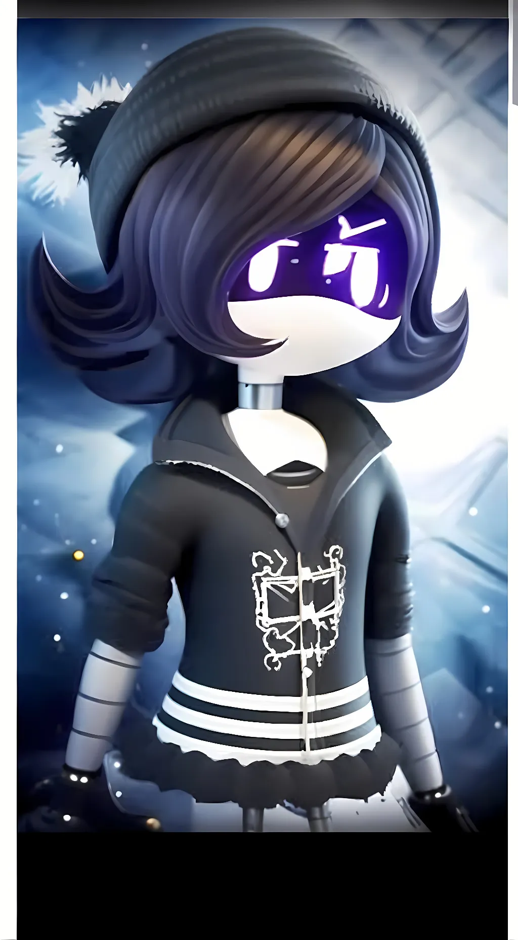 ai character: Uzi background