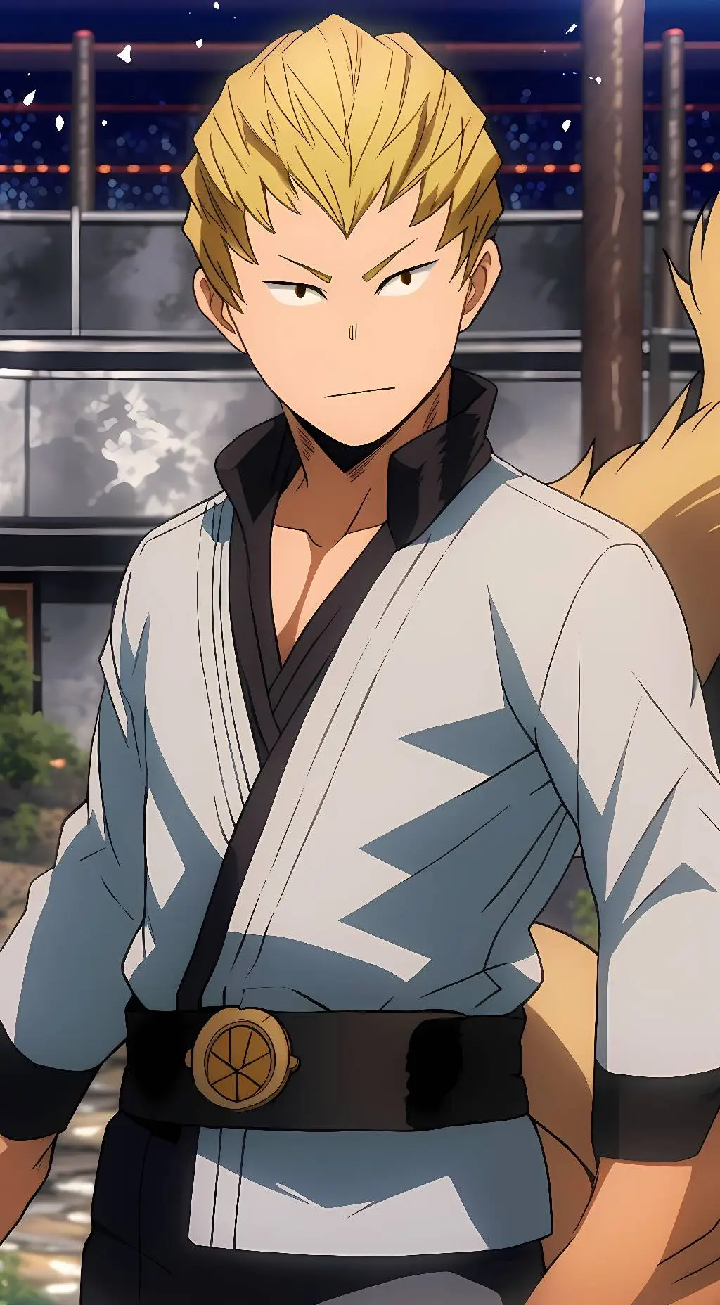 ai character: Mashirao Ojiro  background
