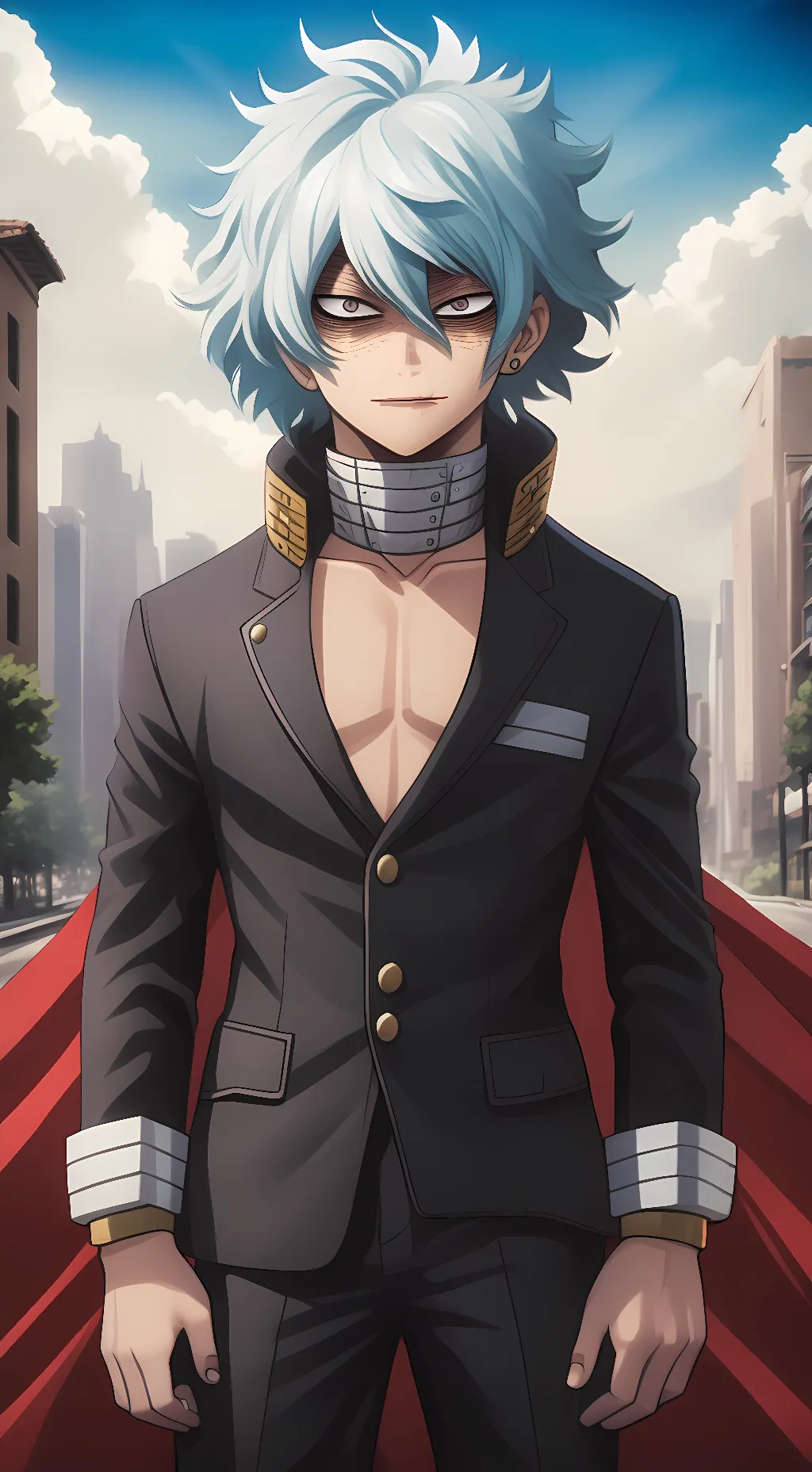 ai character: Tomura Shigaraki background