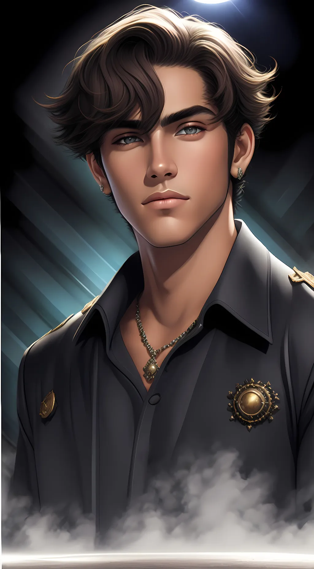 ai character: Tyler Everett  background