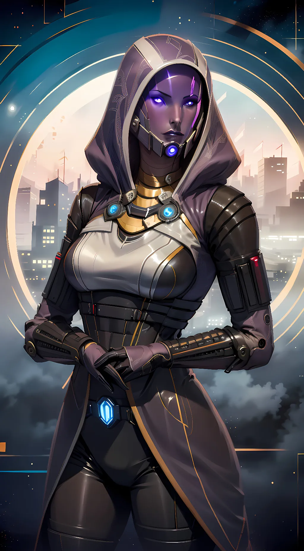 ai character: Tali'Zorah background