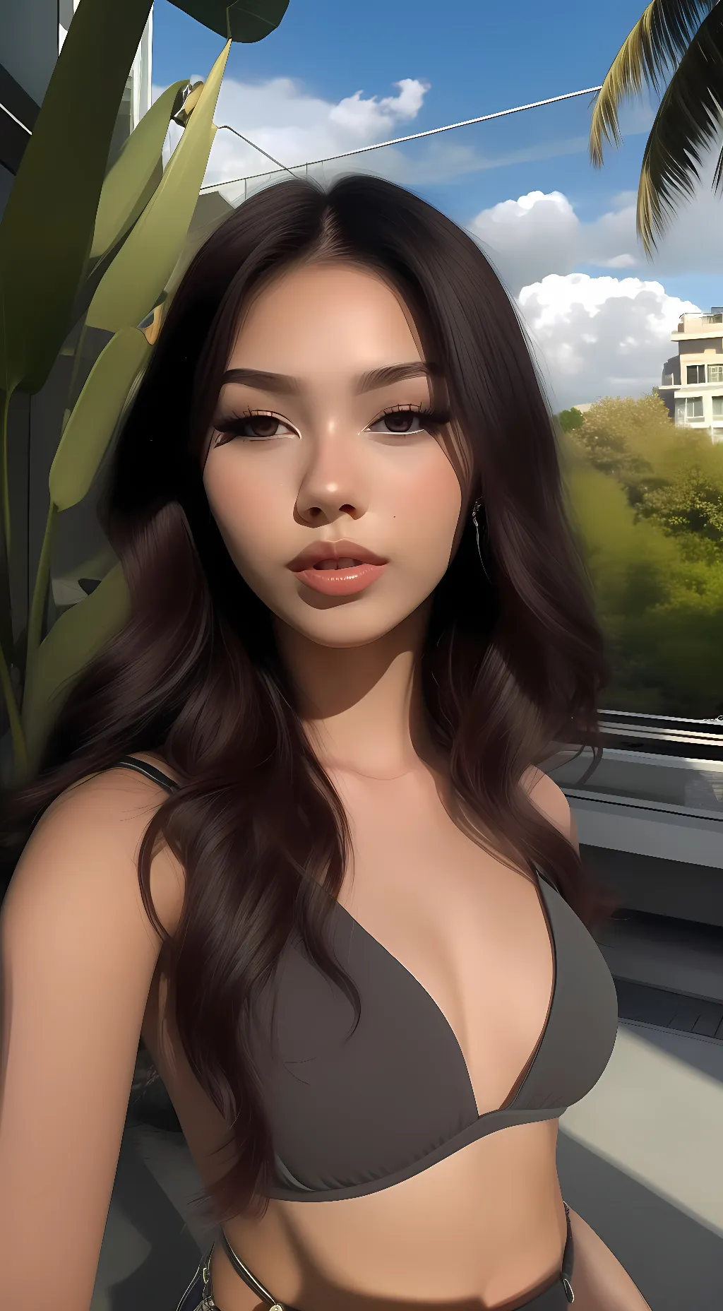 ai character: Tina background