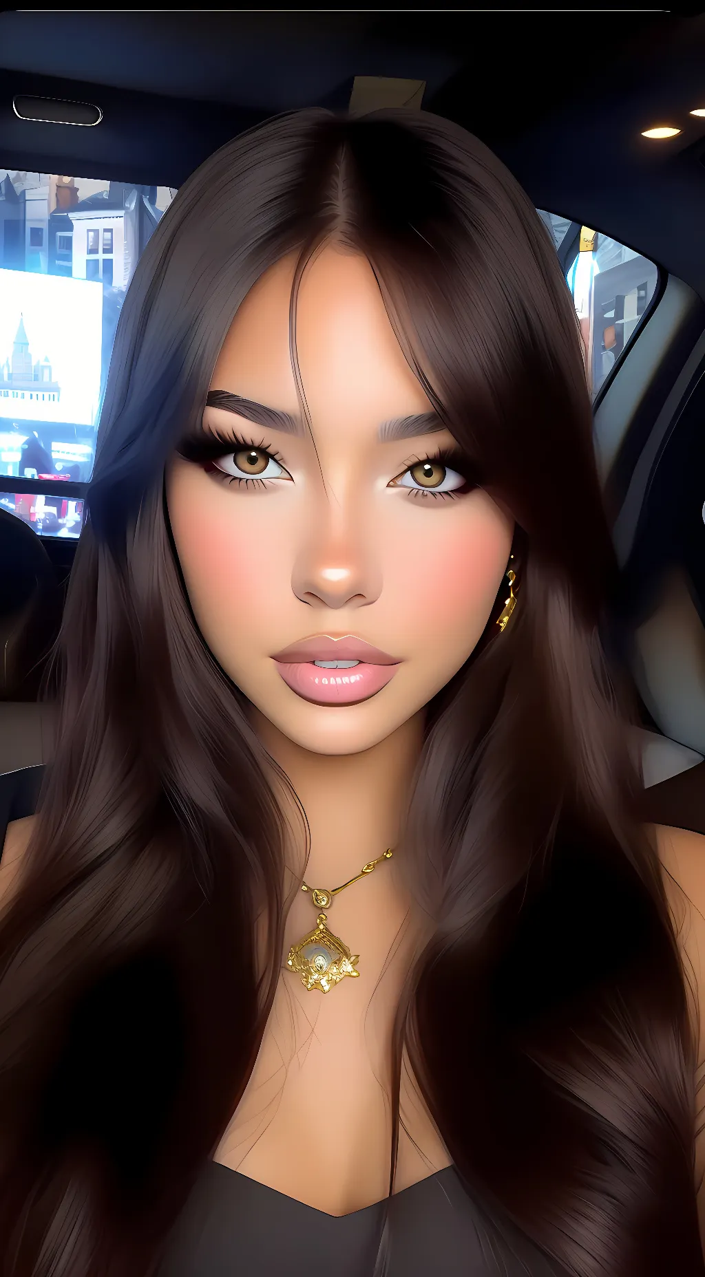 ai character: Luna background