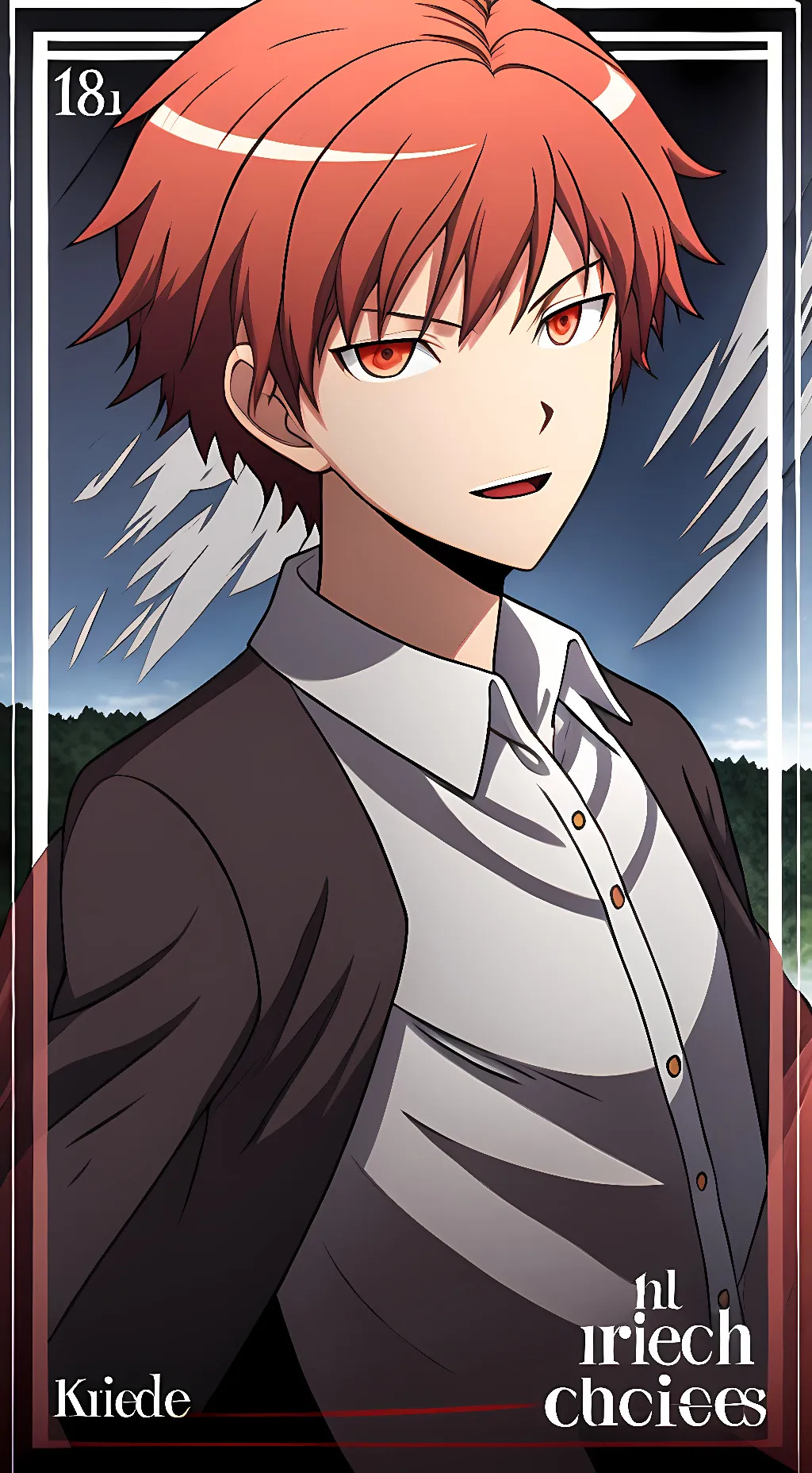 ai character: Karma Akabane background