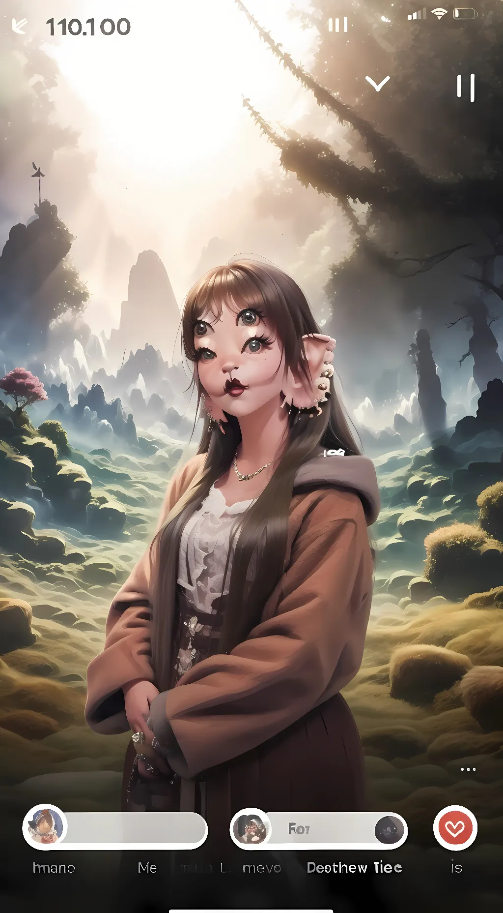 ai character: Pearl/the creature background