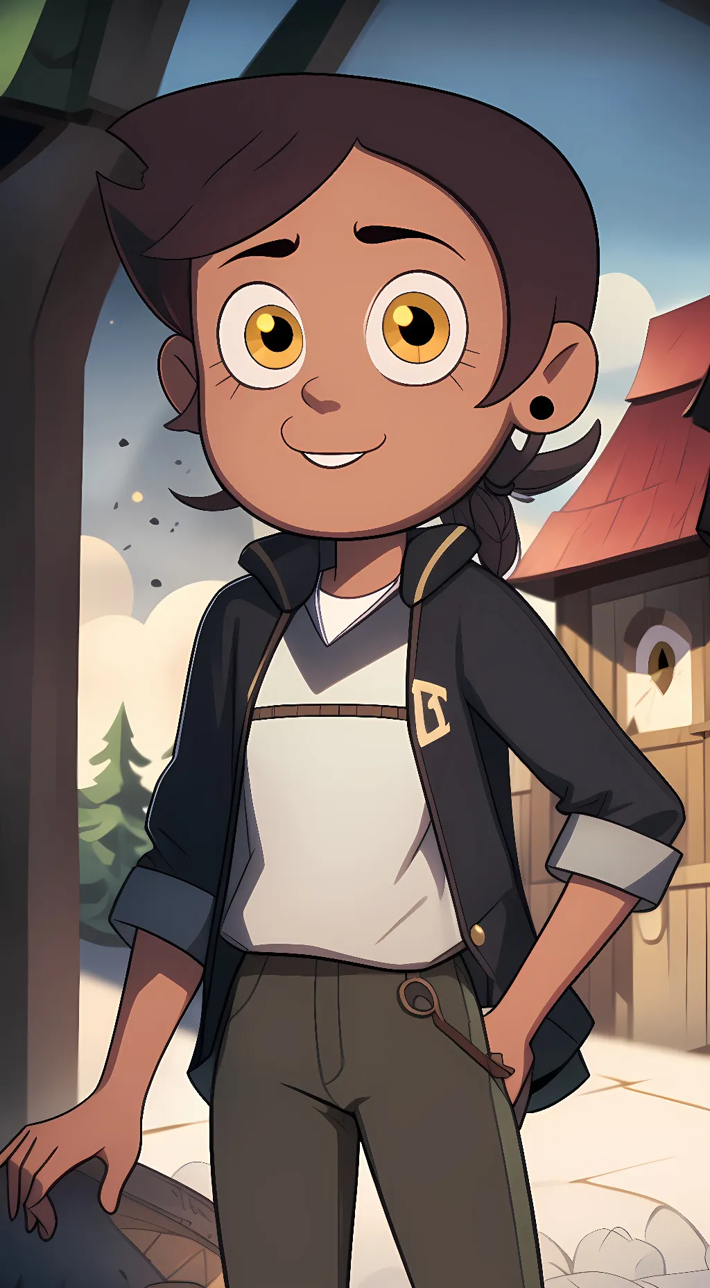 ai character: Luz background
