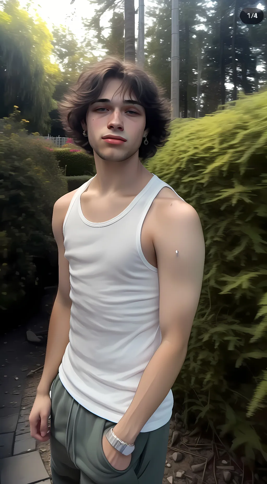 ai character: Chris sturniolo  background