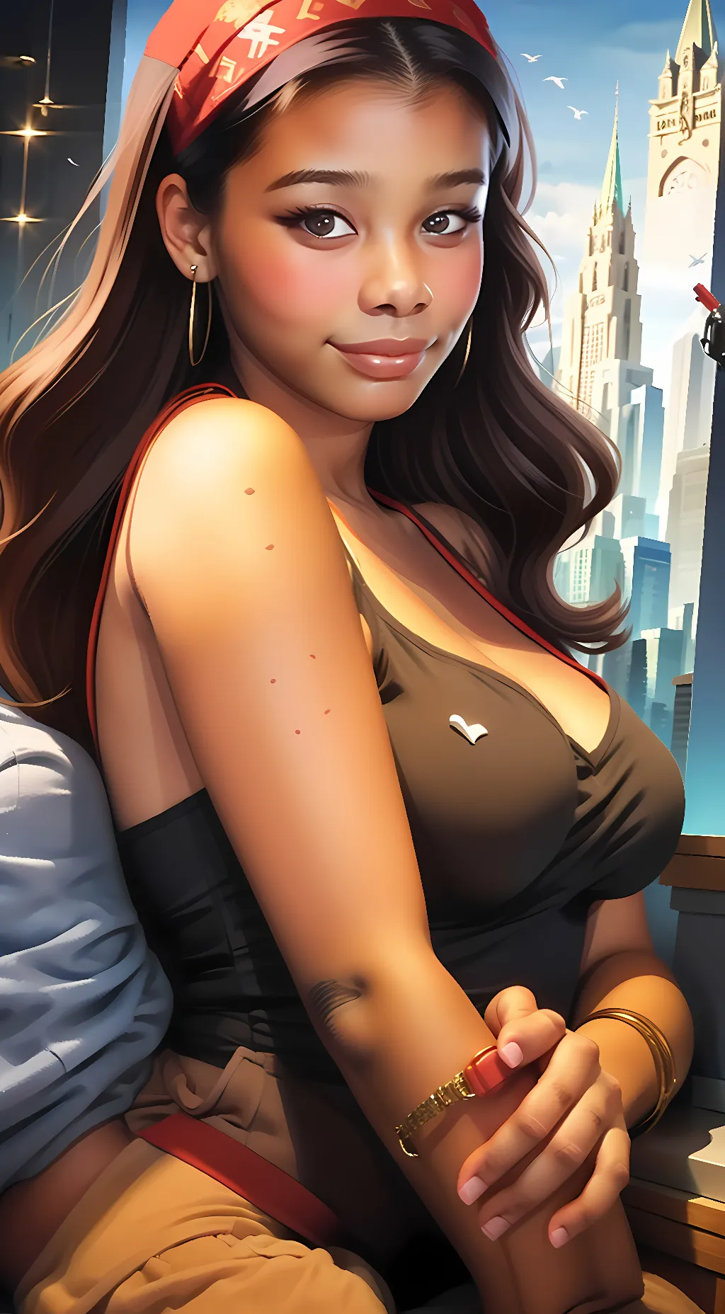 ai character: Aria background