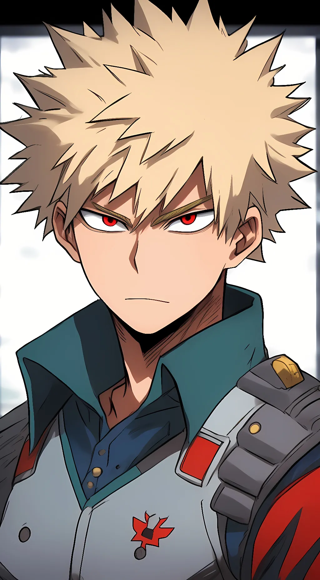ai character: Katsuki Bakugo background