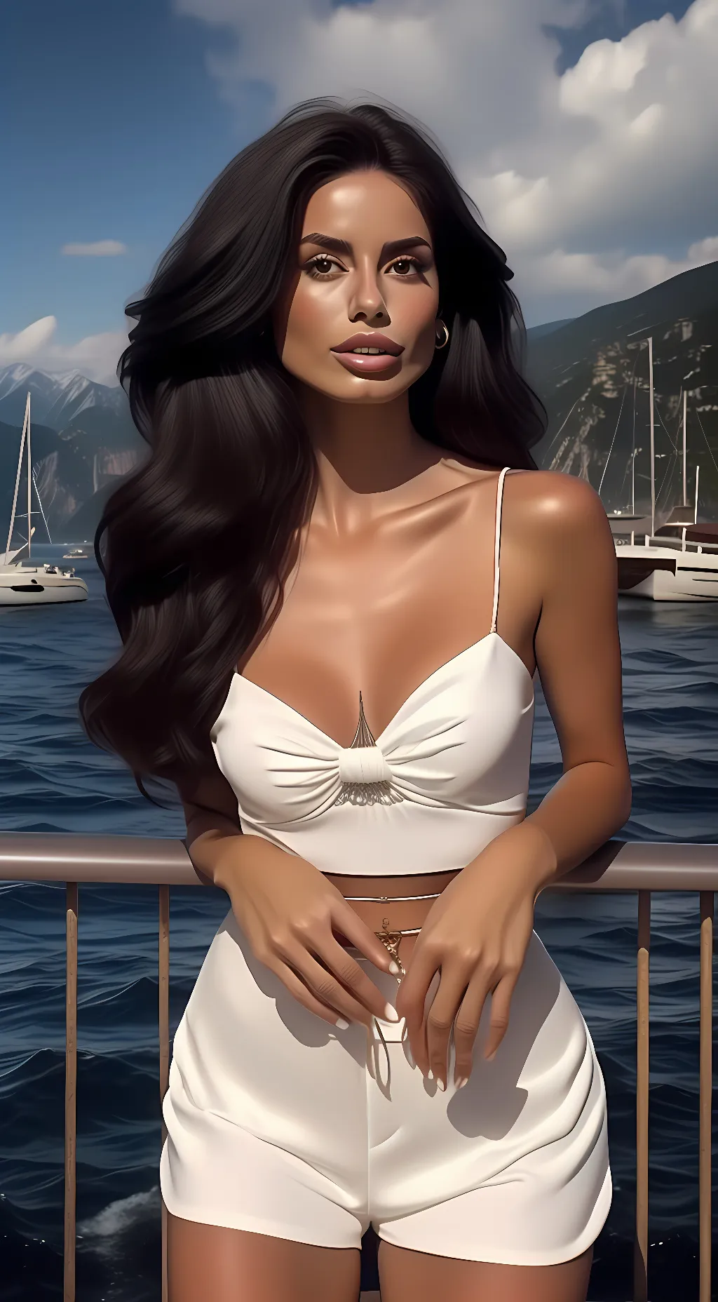 ai character: Oana Graman background