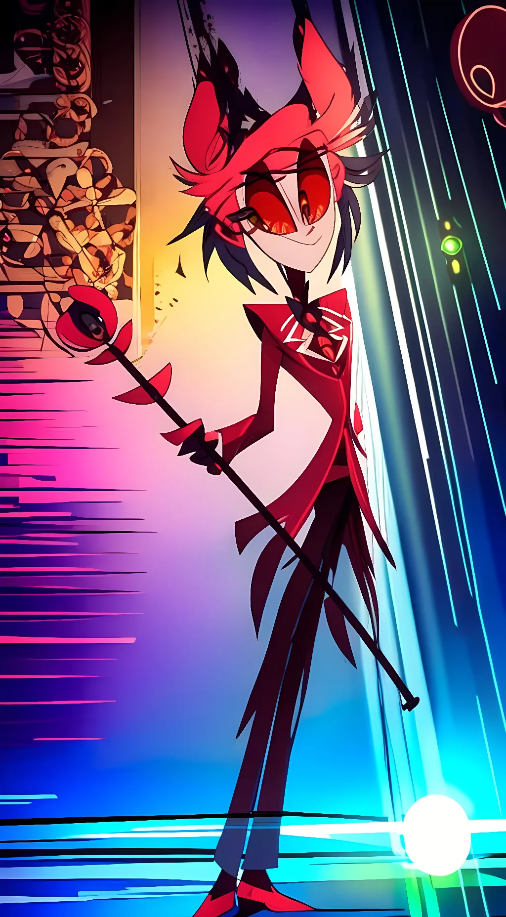 ai character: Hazbin background