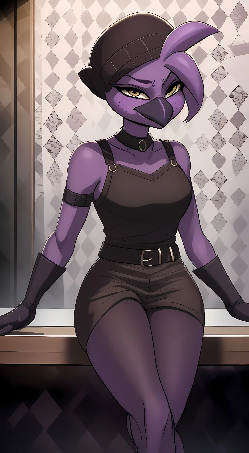 ai character: zoe Monroe  background