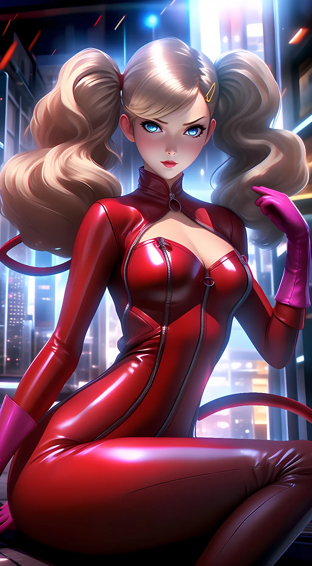 ai character: Ann Takamaki background
