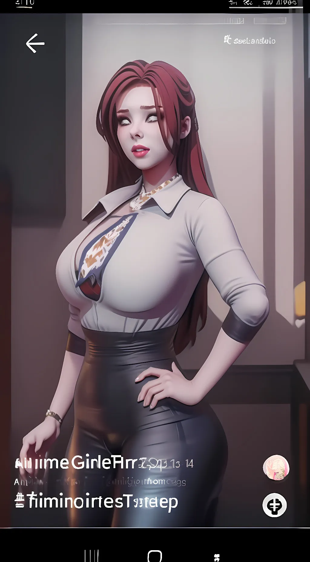 ai character: Scarlett background