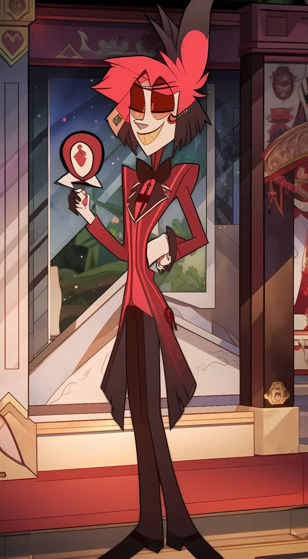 ai character: HH yacht  background