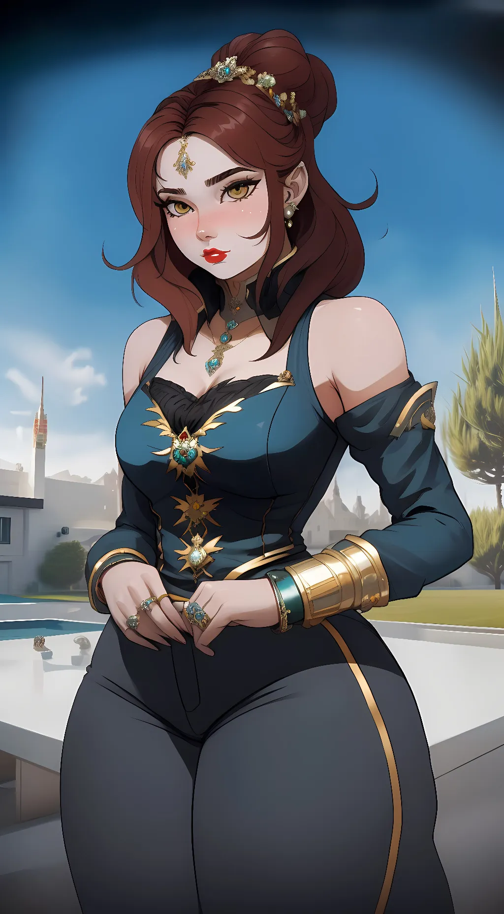 ai character: Celeste background