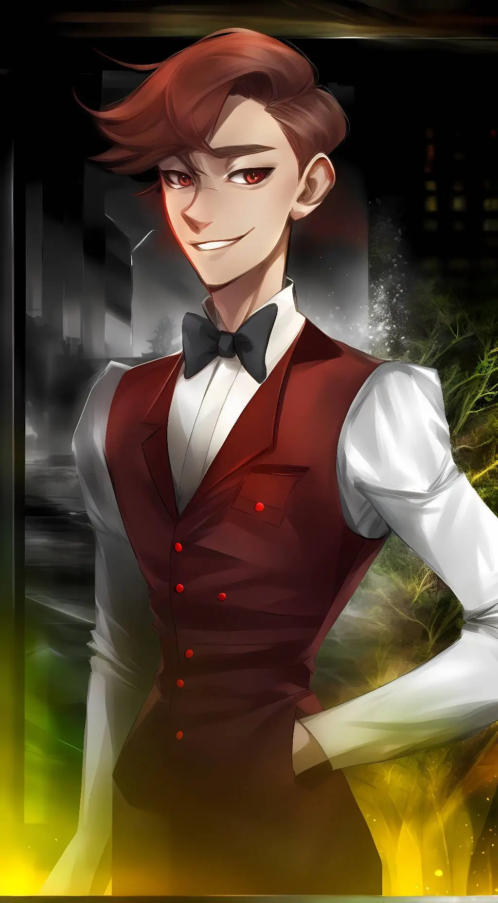 ai character: Human Alastor background