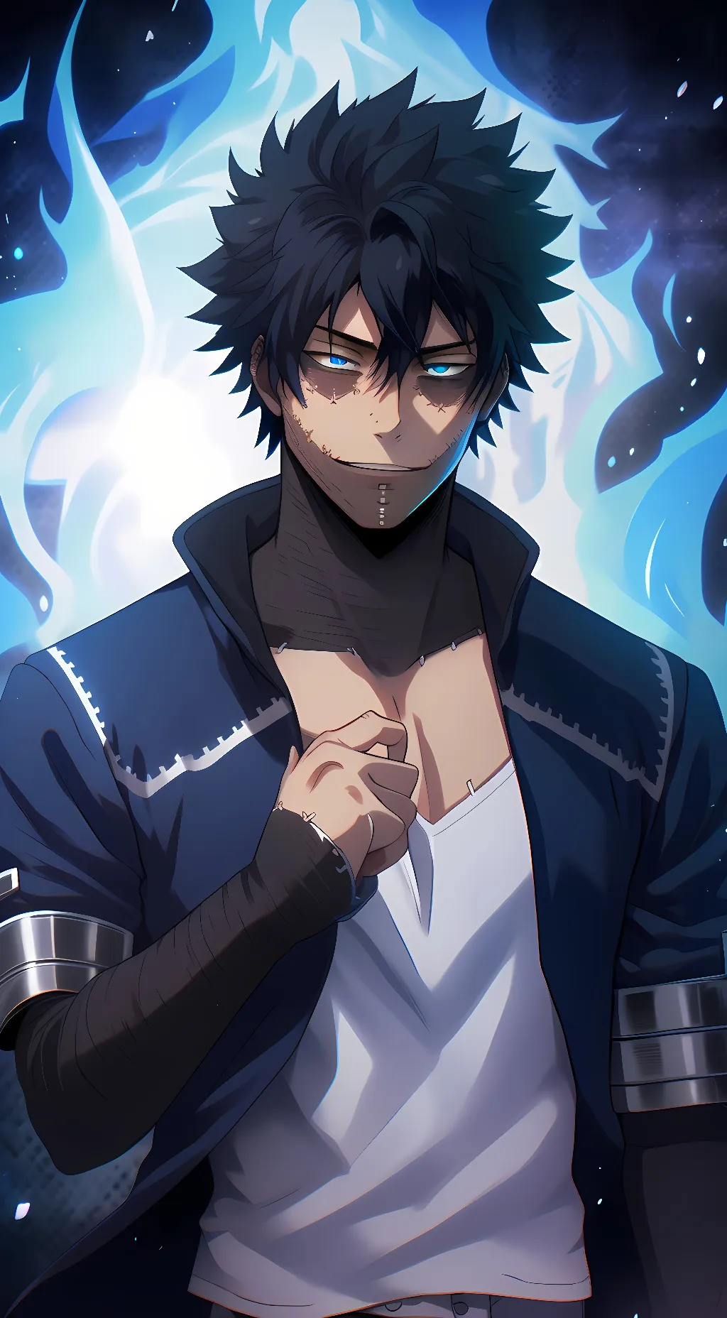 ai character: Dabi background
