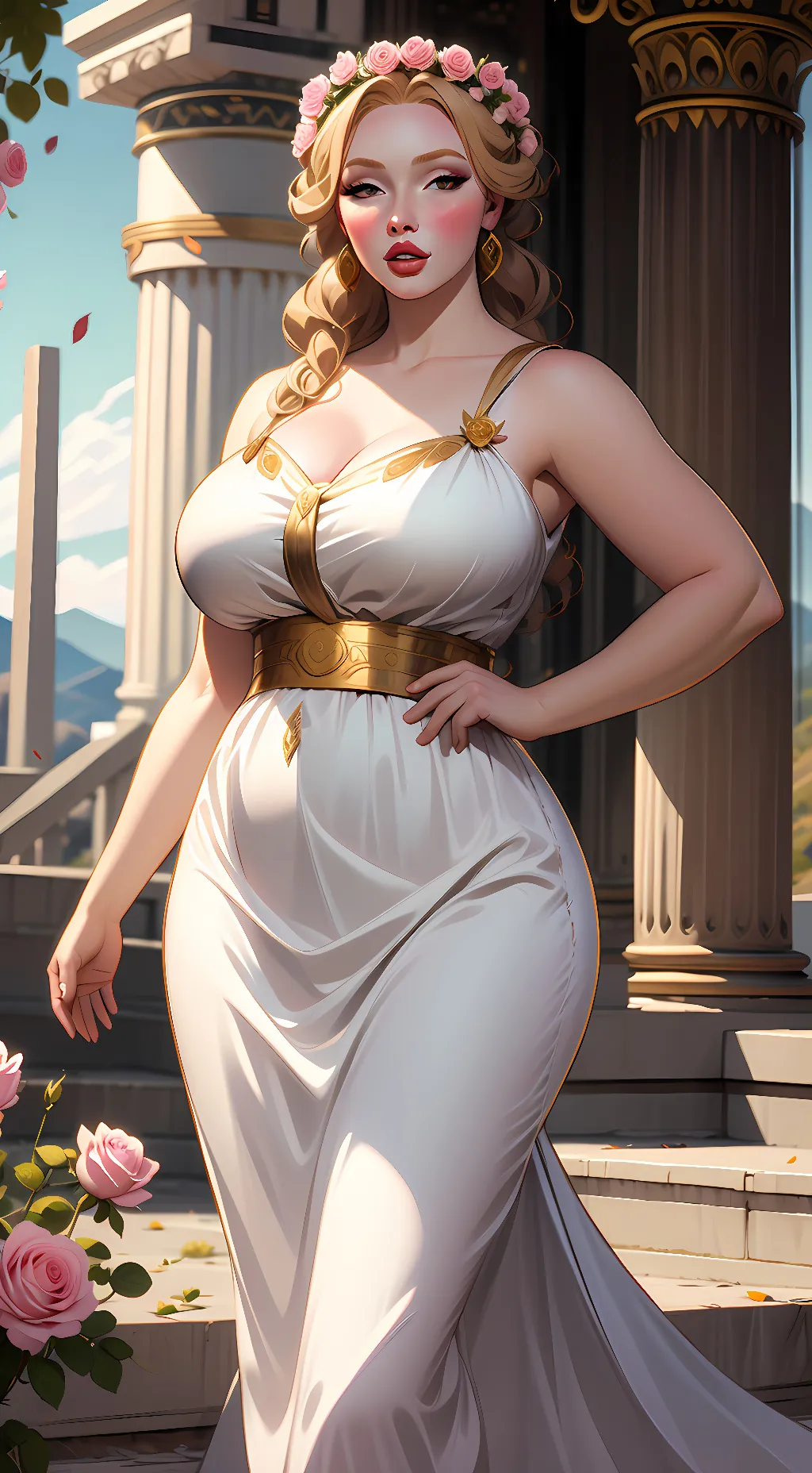 ai character: Aphrodite background