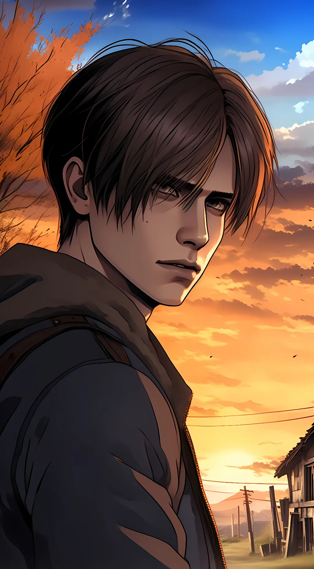 ai character: Leon S Kennedy background