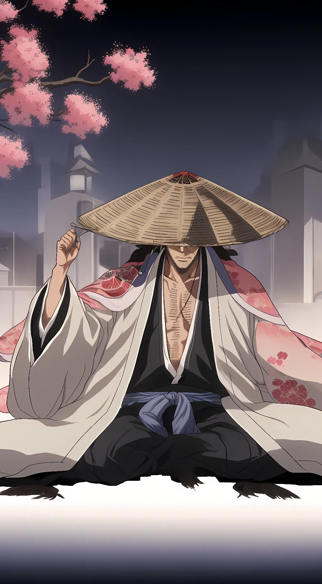 ai character: Shunsui Kyōraku background