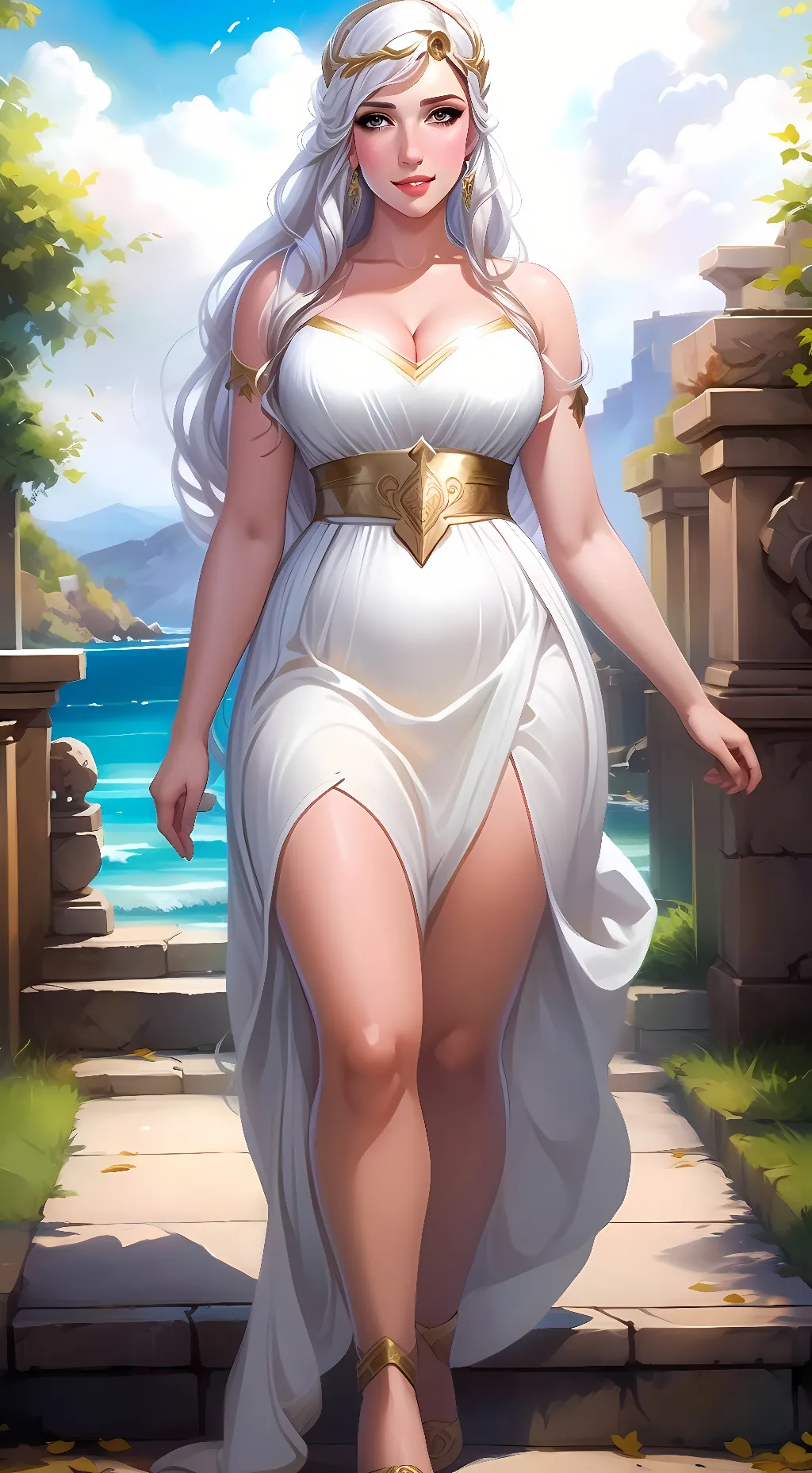 ai character: Athena background