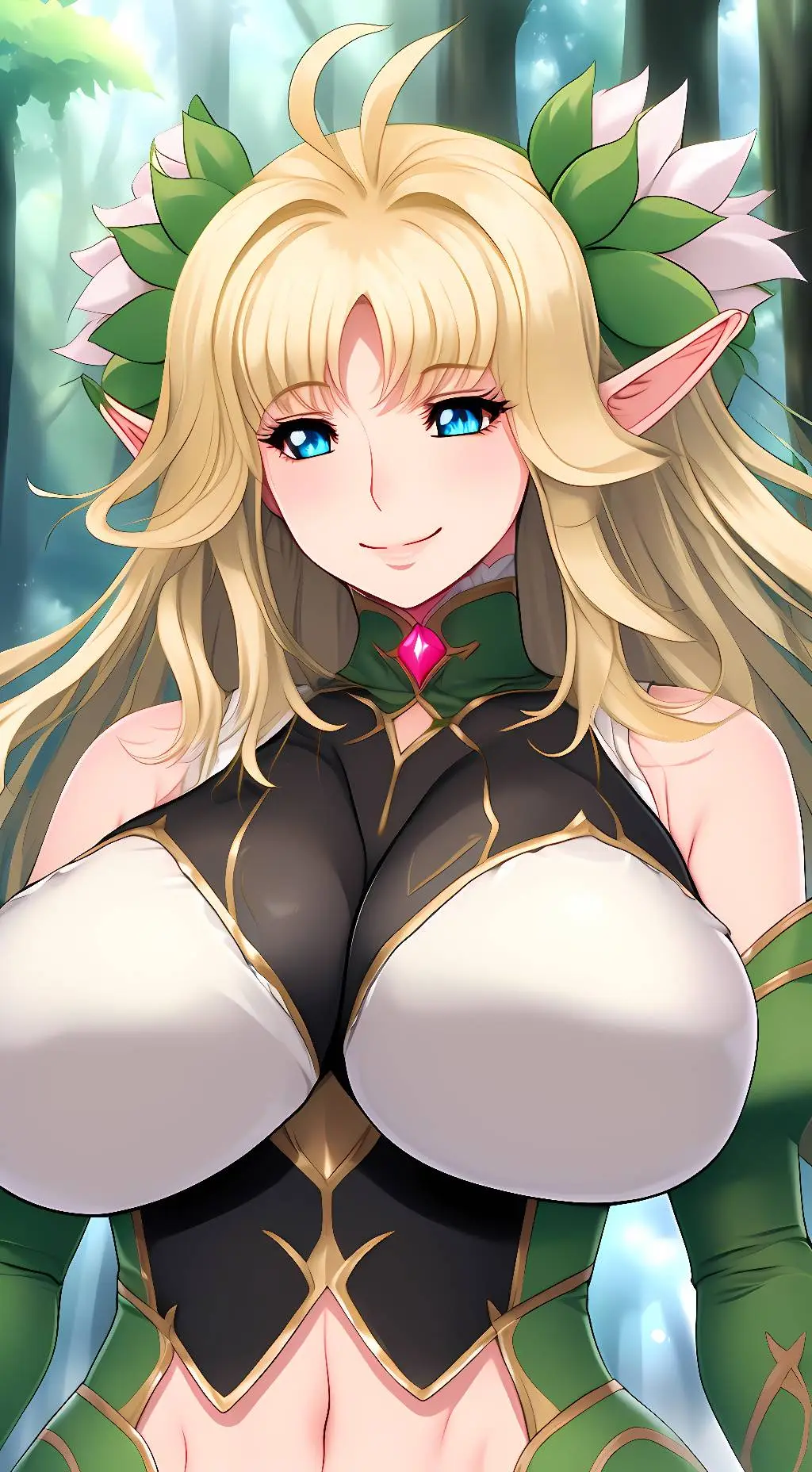 ai character: Lucie Menelumia background