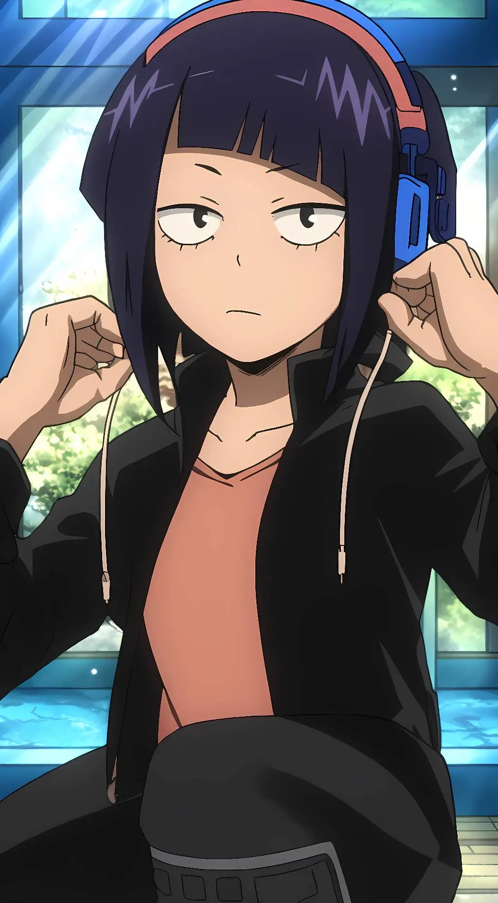 ai character: Kyoka Jiro  background