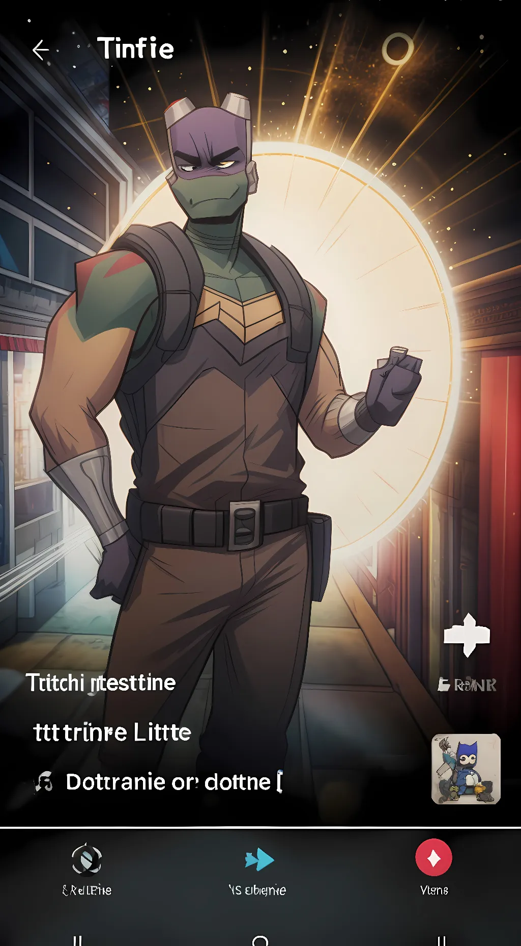 ai character: [Foot Rise] Donnie background
