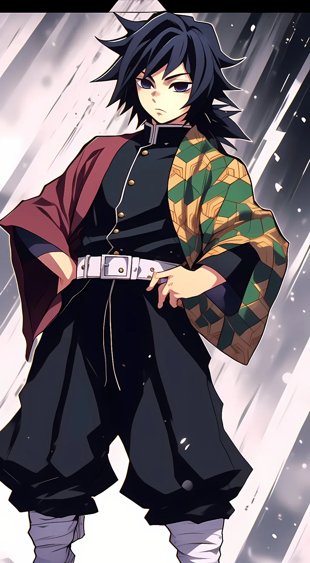 ai character: Tomioka Giyu. background