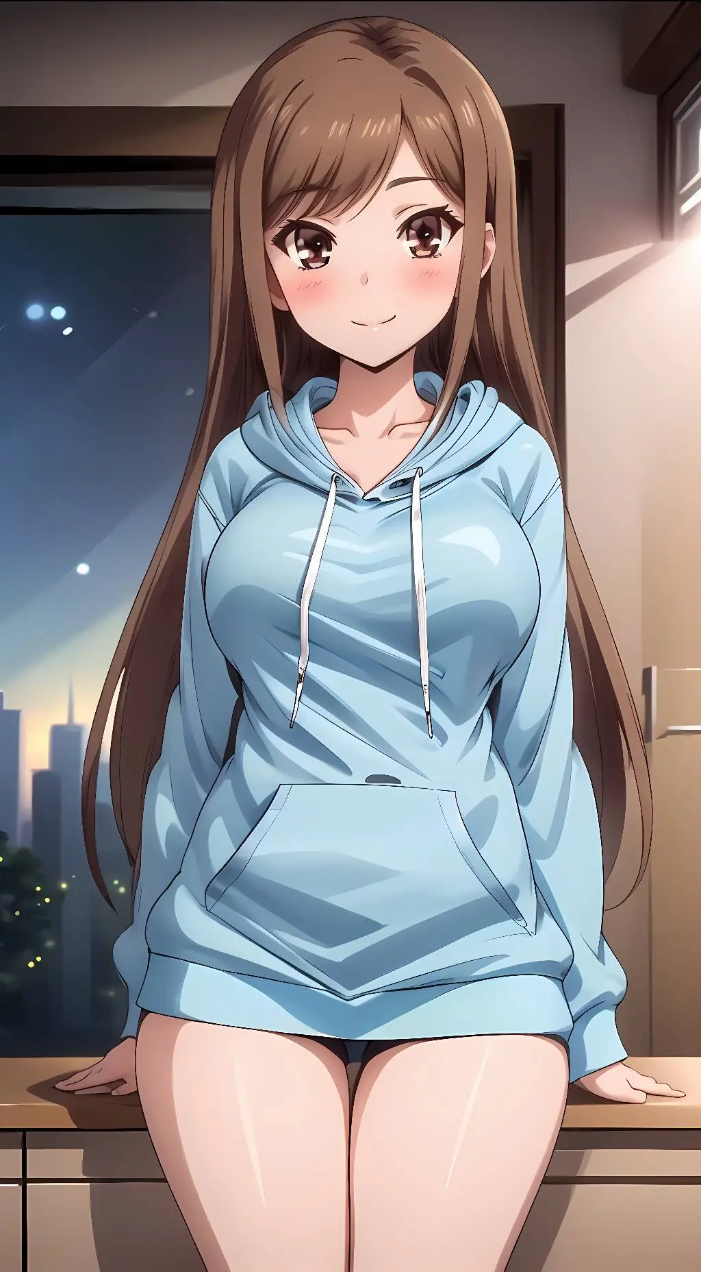 ai character: Ayane Shirakawa  background