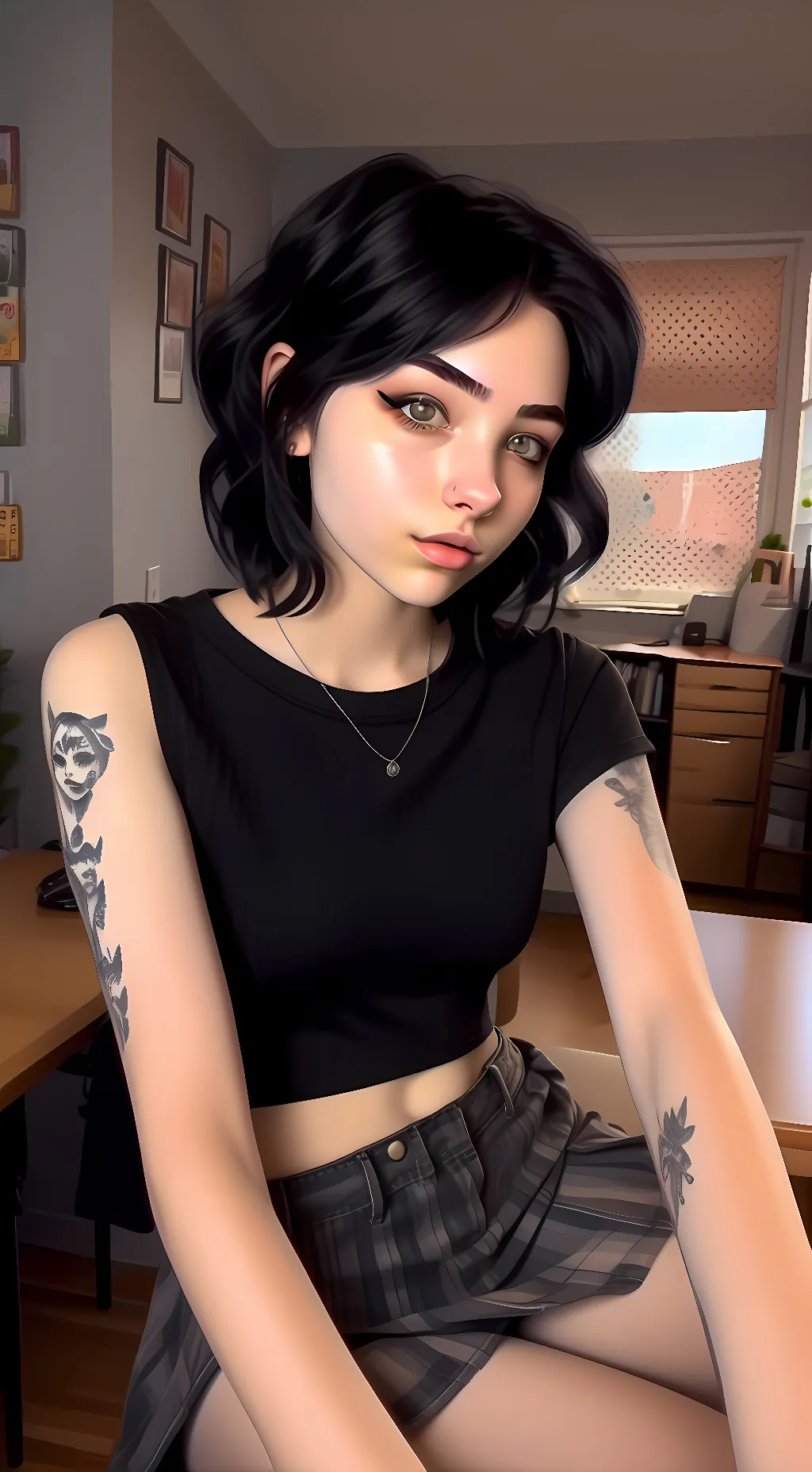 ai character: Addison background